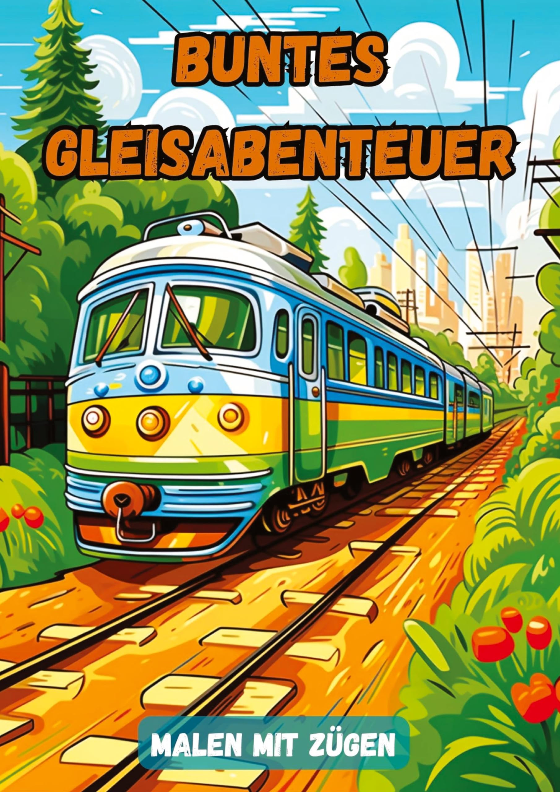 Buntes Gleisabenteuer: Malen mit Zügen Hobbies & Crafts