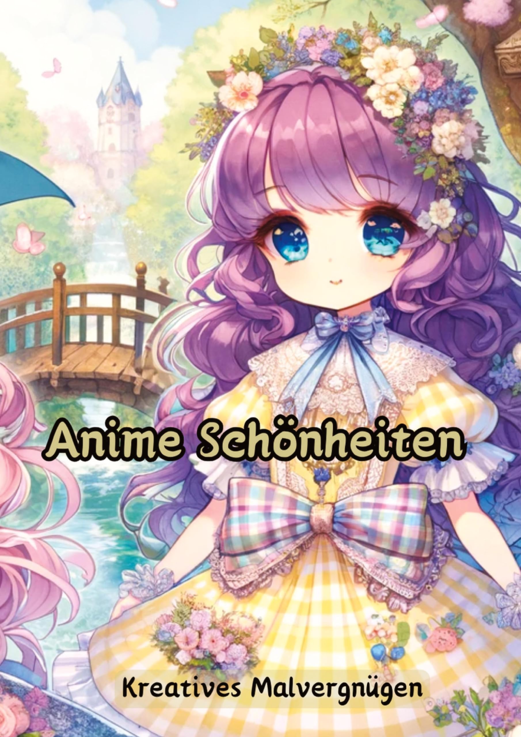 Anime Schönheiten: Kreatives Malvergnügen Hobbies & Crafts