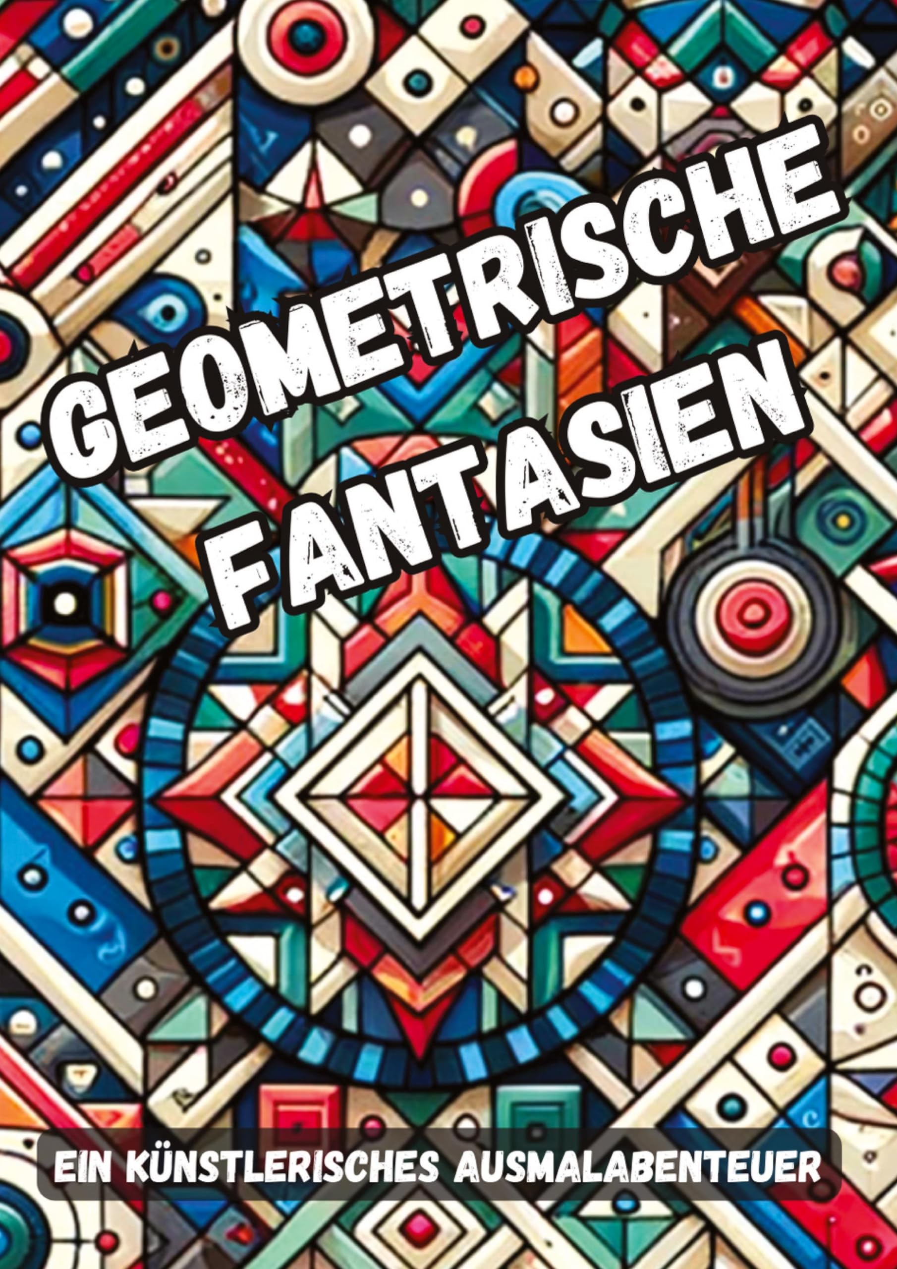 Geometrische Fantasien: Ein künstlerisches Ausmalabenteuer Hobbies & Crafts