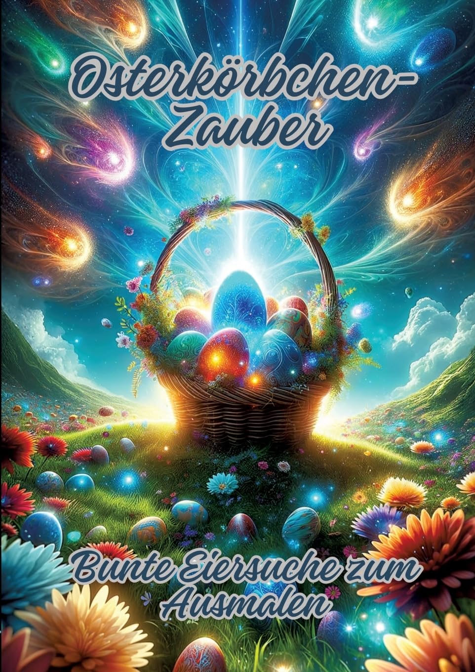 Osterkörbchen-Zauber: Bunte Eiersuche zum Ausmalen Hobbies & Crafts