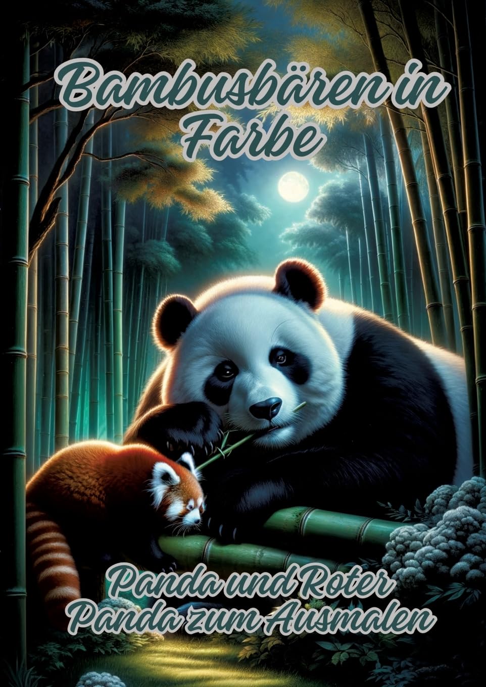 Bambusbären in Farbe: Panda und Roter Panda zum Ausmalen Hobbies & Crafts
