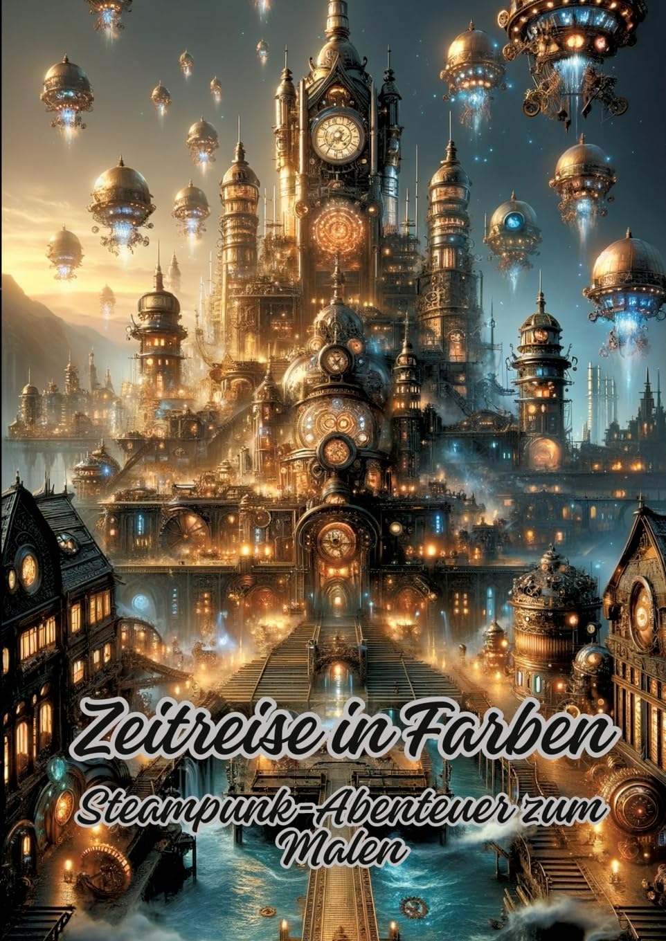 Zeitreise in Farben: Steampunk-Abenteuer zum Malen Hobbies & Crafts