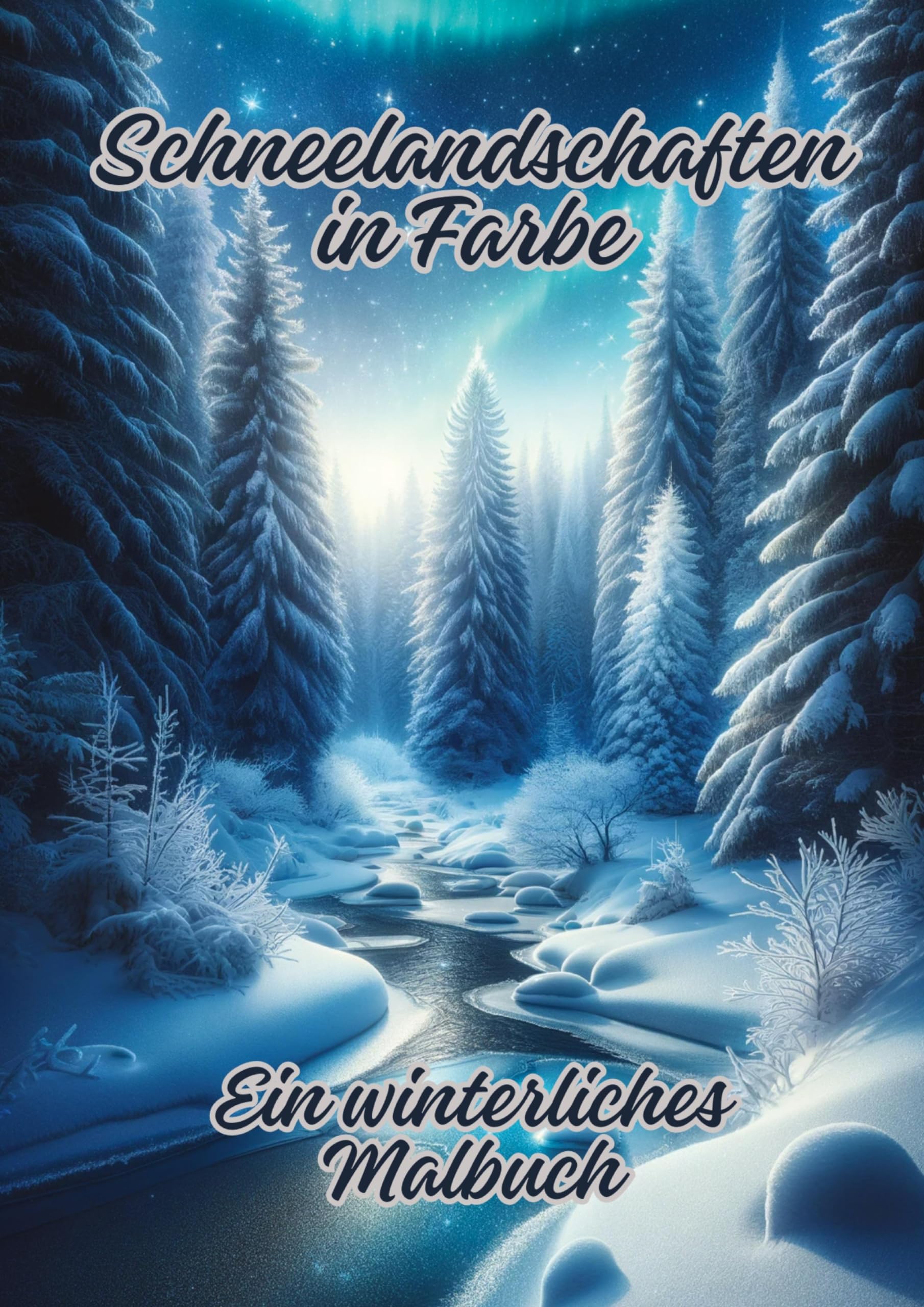 Schneelandschaften in Farbe Hobbies & Crafts