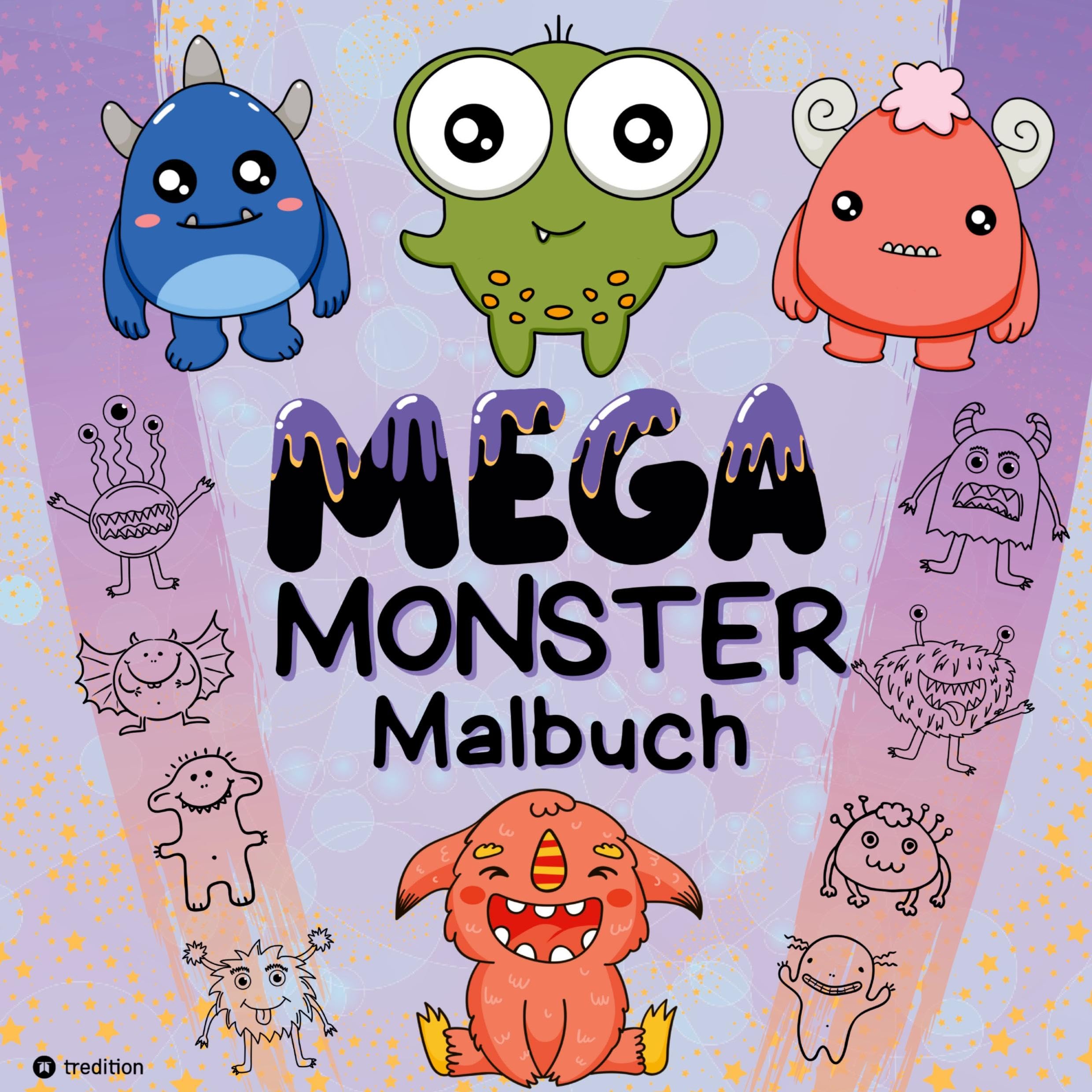 Mega Monster Malbuch Lustiges Ausmalbuch für Kinder Monstermalbuch für Jungen und Mädchen  7-11 Jahr, Kreatives Monsterbuch Geschenkidee gegen Langeweile Novels & Short Stories