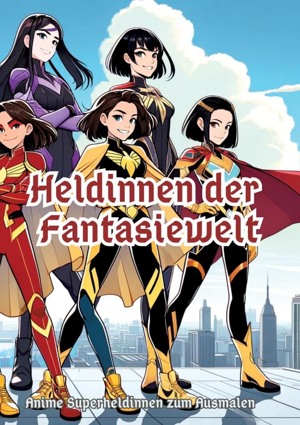 Heldinnen der Fantasiewelt: Anime Superheldinnen zum Ausmalen Non-fiction