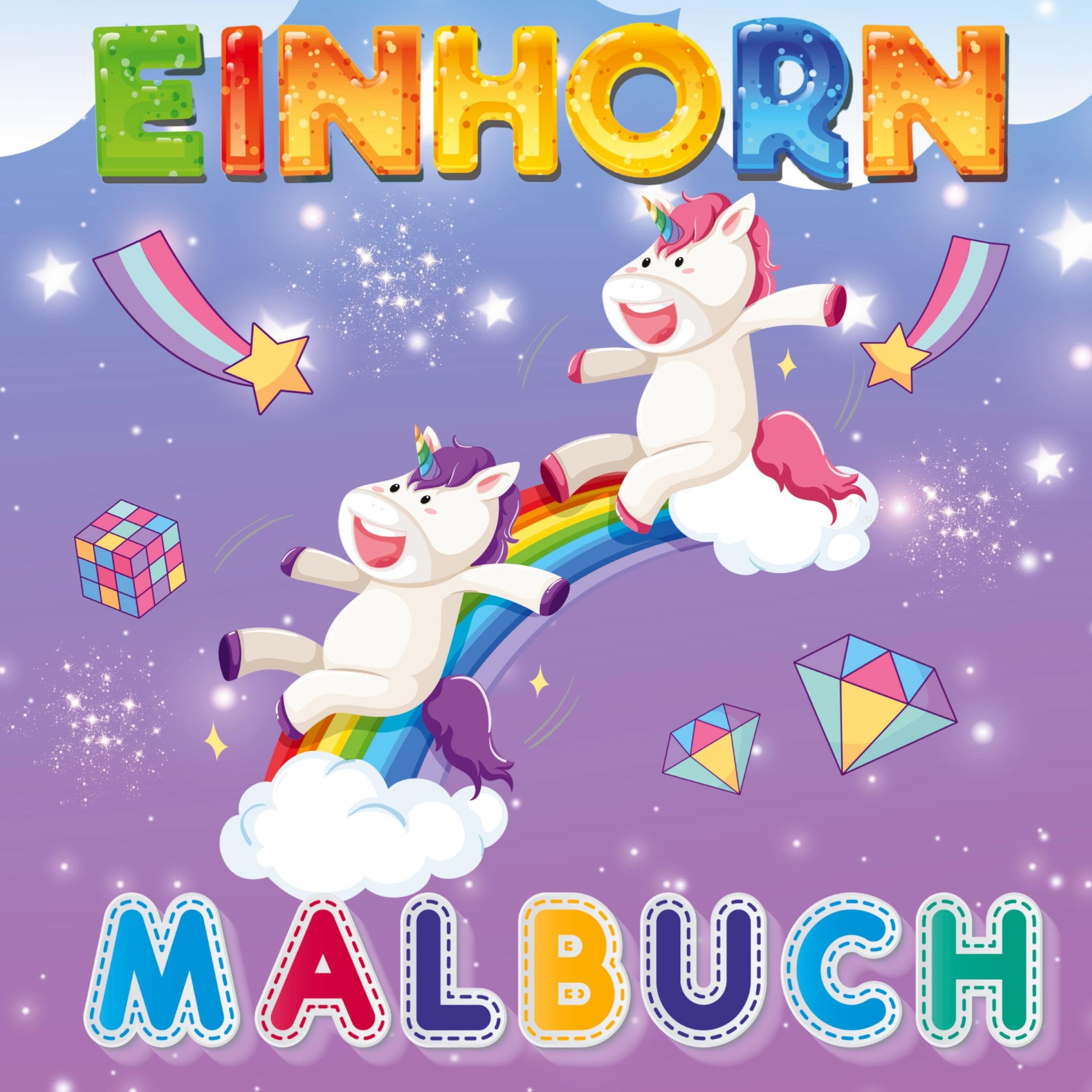 Mein zauberhaftes Einhorn Malbuch: 50 magische Malvorlagen. Einhorn-Träume werden wahr! Non-fiction