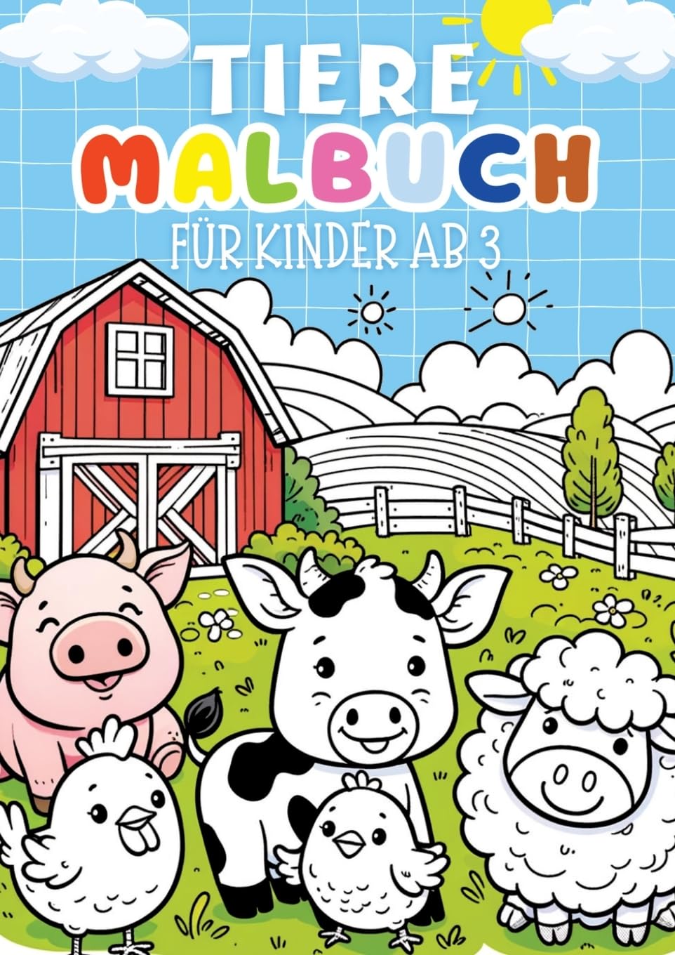 Tiere Malbuch für Kinder ab 3 Jahre ¿ Kinderbuch Film, Art & Culture
