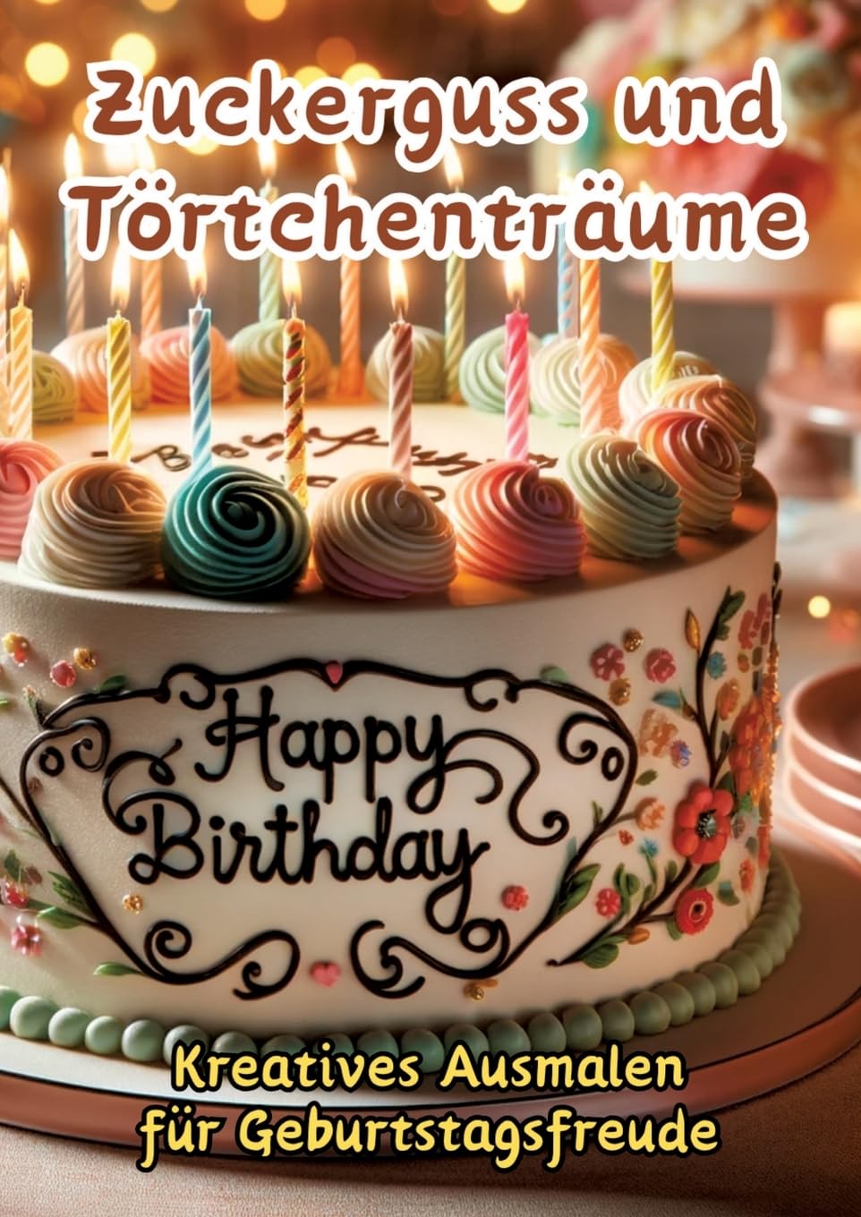 Zuckerguss und Törtchenträume: Kreatives Ausmalen für Geburtstagsfreude Hobbies & Crafts