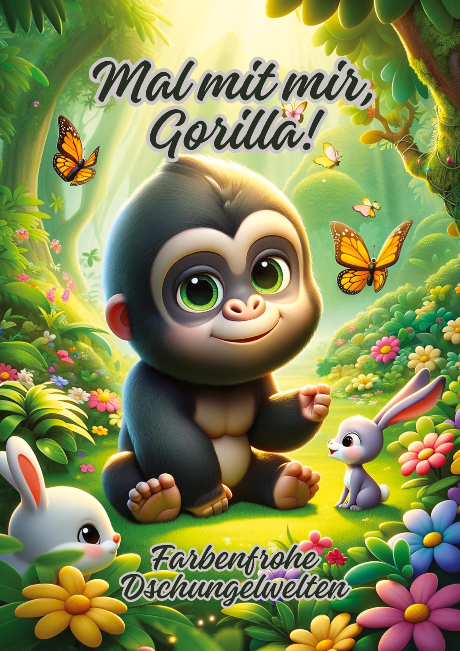 Mal mit mir, Gorilla!: Farbenfrohe Dschungelwelten Hobbies & Crafts