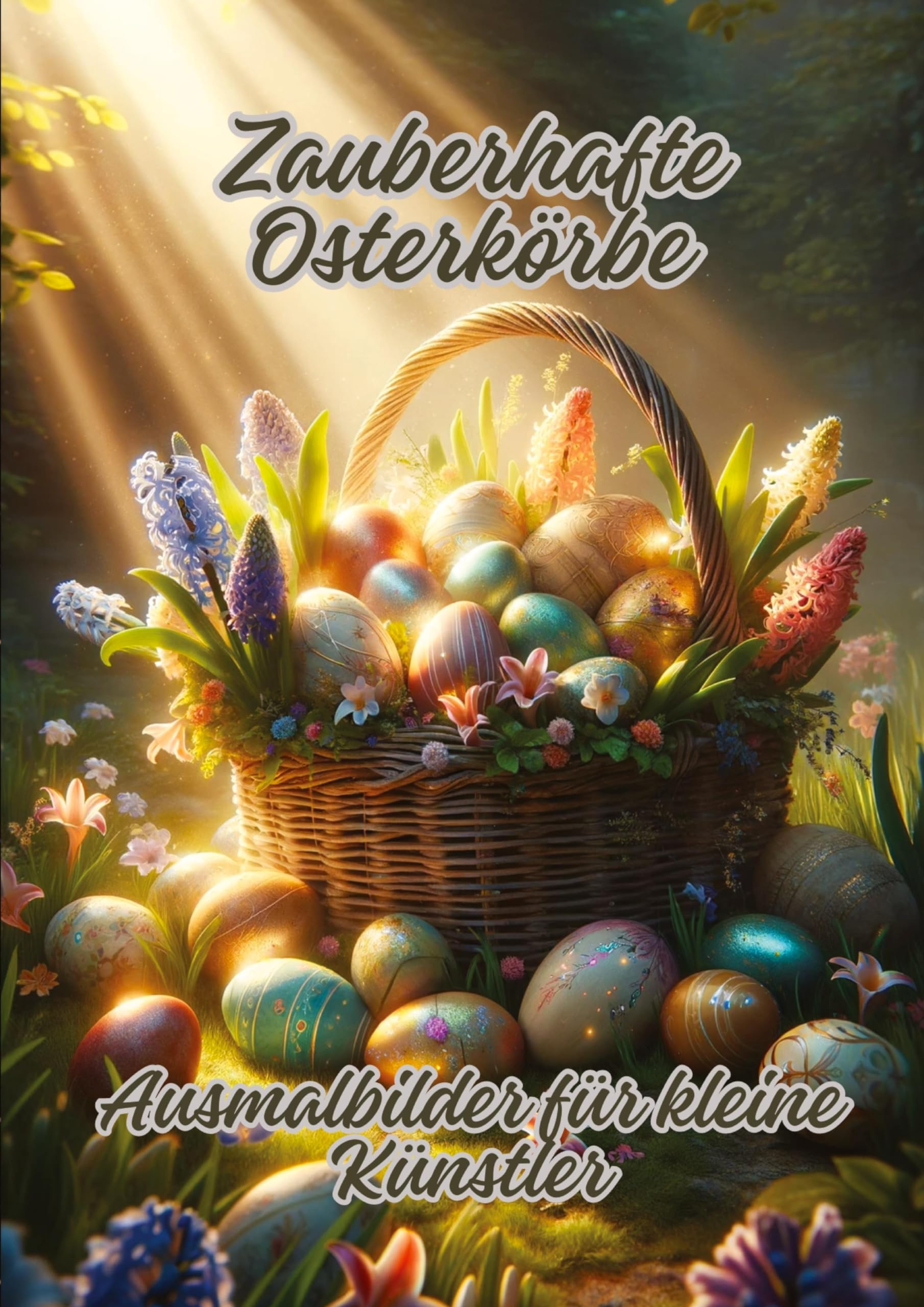 Zauberhafte Osterkörbe: Ausmalbilder für kleine Künstler Hobbies & Crafts