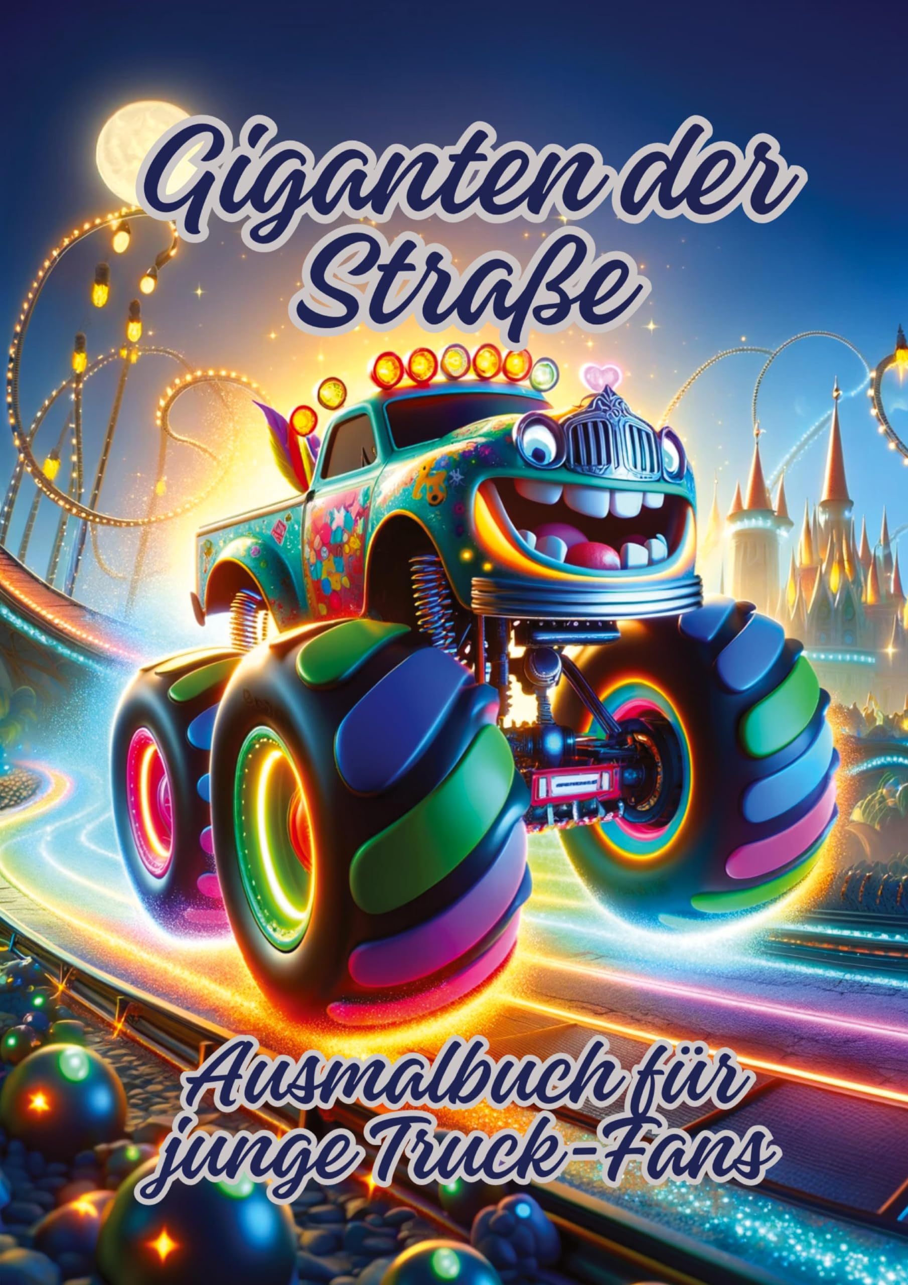 Giganten der Straße: Ausmalbuch für junge Truck-Fans Hobbies & Crafts