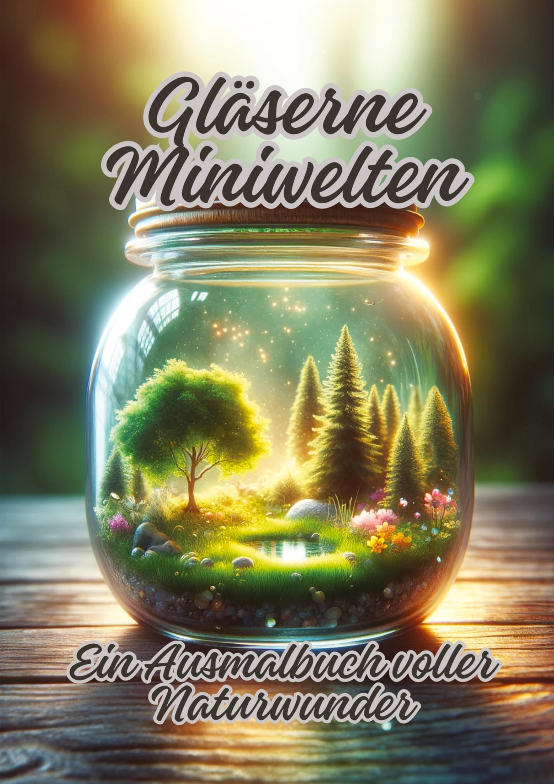 Gläserne Miniwelten: Ein Ausmalbuch voller Naturwunder Hobbies & Crafts