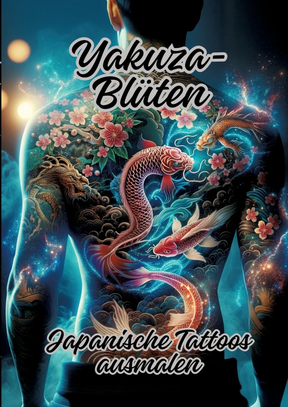 Yakuza-Blüten: Japanische Tattoos ausmalen Hobbies & Crafts
