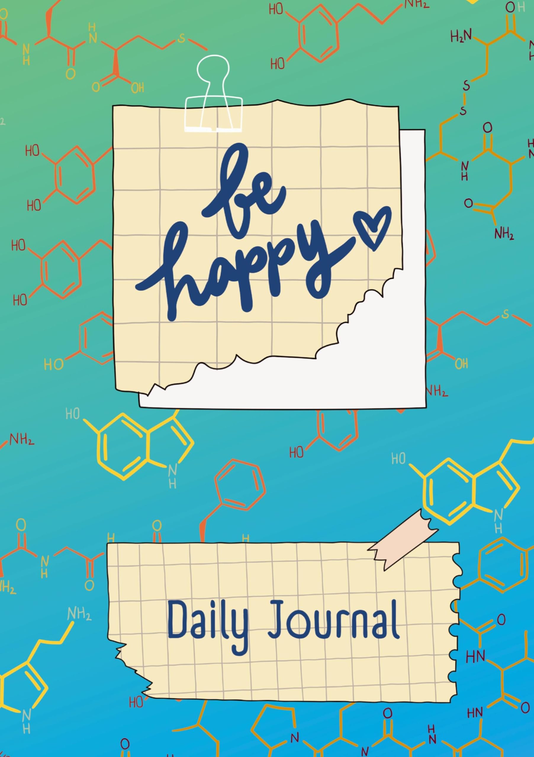 JOURNAL - Tagebuch zum Glücklich sein - Be Happy: Be happy/ Happy Journal/ Daily Journal DEUTSCH Leisure, Home & Garden