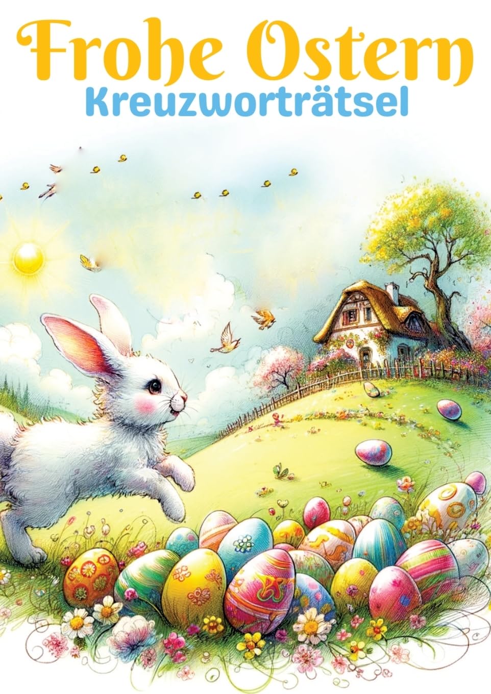 Frohe Ostern - Kreuzworträtsel | Ostergeschenk: Großdruck Kreuzworträtsel Buch für Senioren, Kinder, Erwachsene, Mama, Papa, Opa, Oma, Mann, Frau, ... | Perfektes Geschenk zu Ostern Leisure & Fun