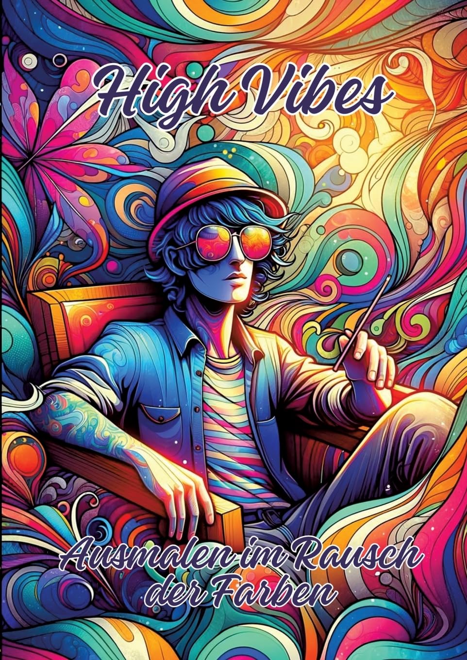 High Vibes: Ausmalen im Rausch der Farben Hobbies & Crafts