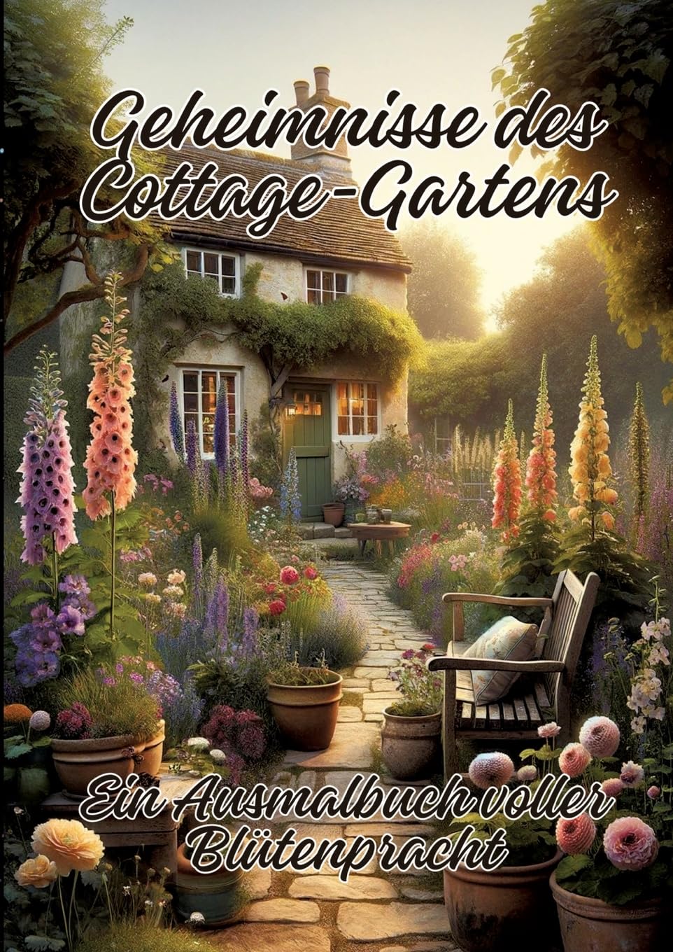 Geheimnisse des Cottage-Gartens: Ein Ausmalbuch voller Blütenpracht Hobbies & Crafts