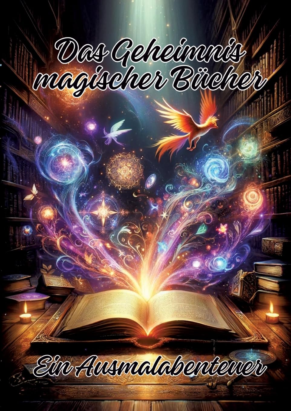 Das Geheimnis magischer Bücher: Ein Ausmalabenteuer Hobbies & Crafts