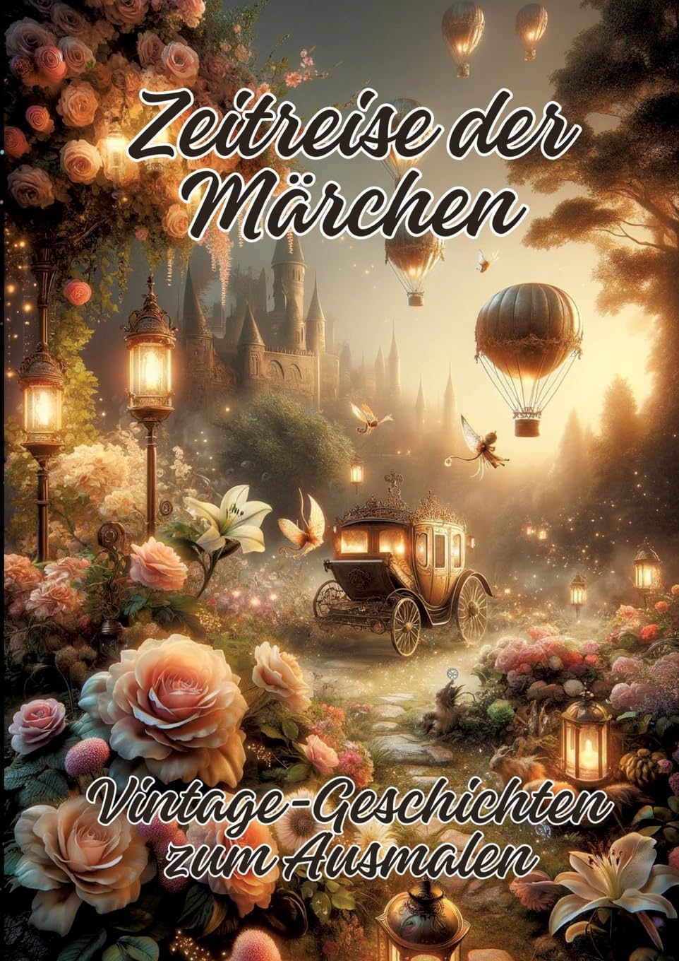 Zeitreise der Märchen: Vintage-Geschichten zum Ausmalen Hobbies & Crafts