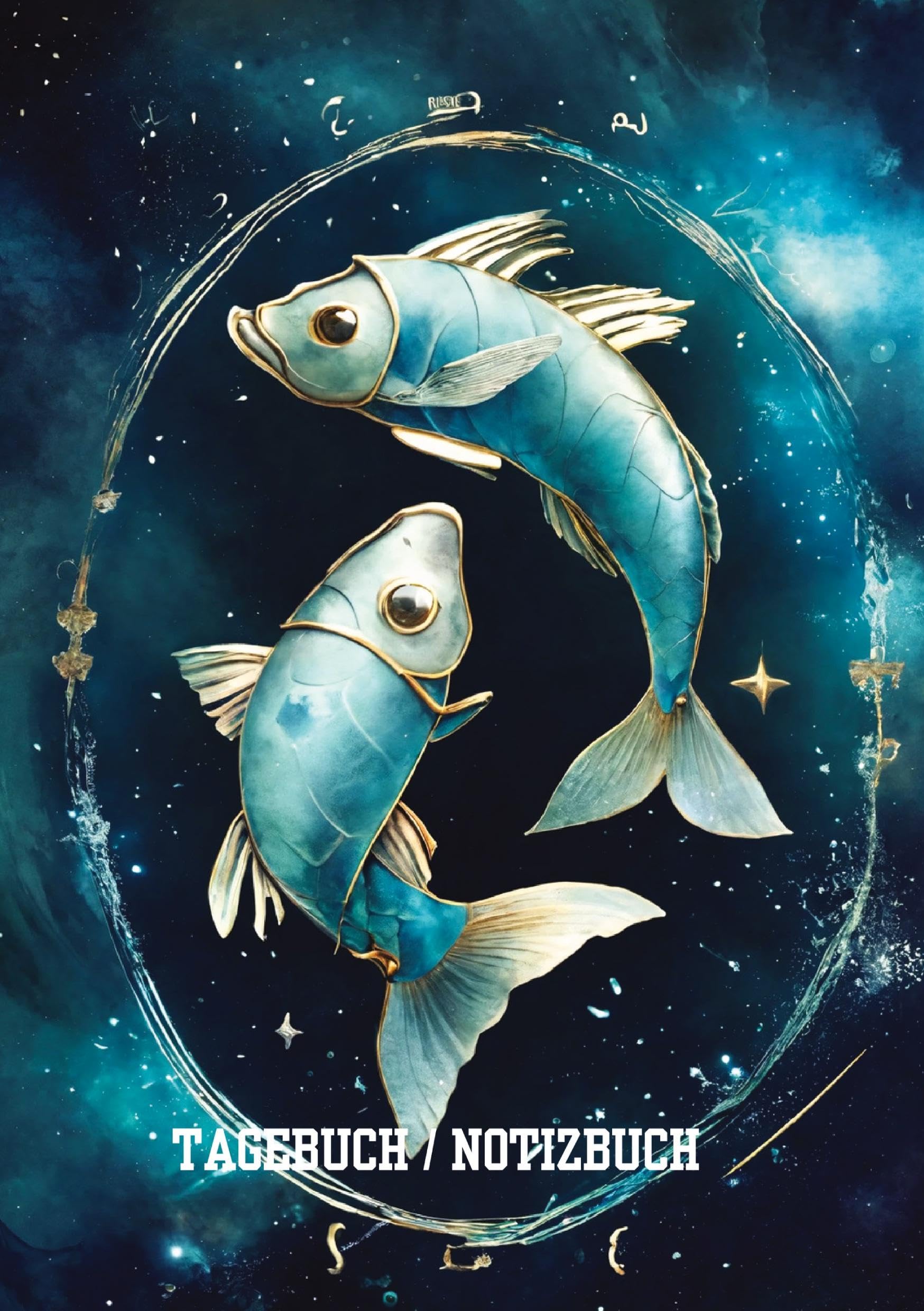 Tagebuch / Notizbuch Sternzeichen Fisch: 100 Seiten um seine Gedanken und Erlebnisse festzuhalten. Religion & Esotericism