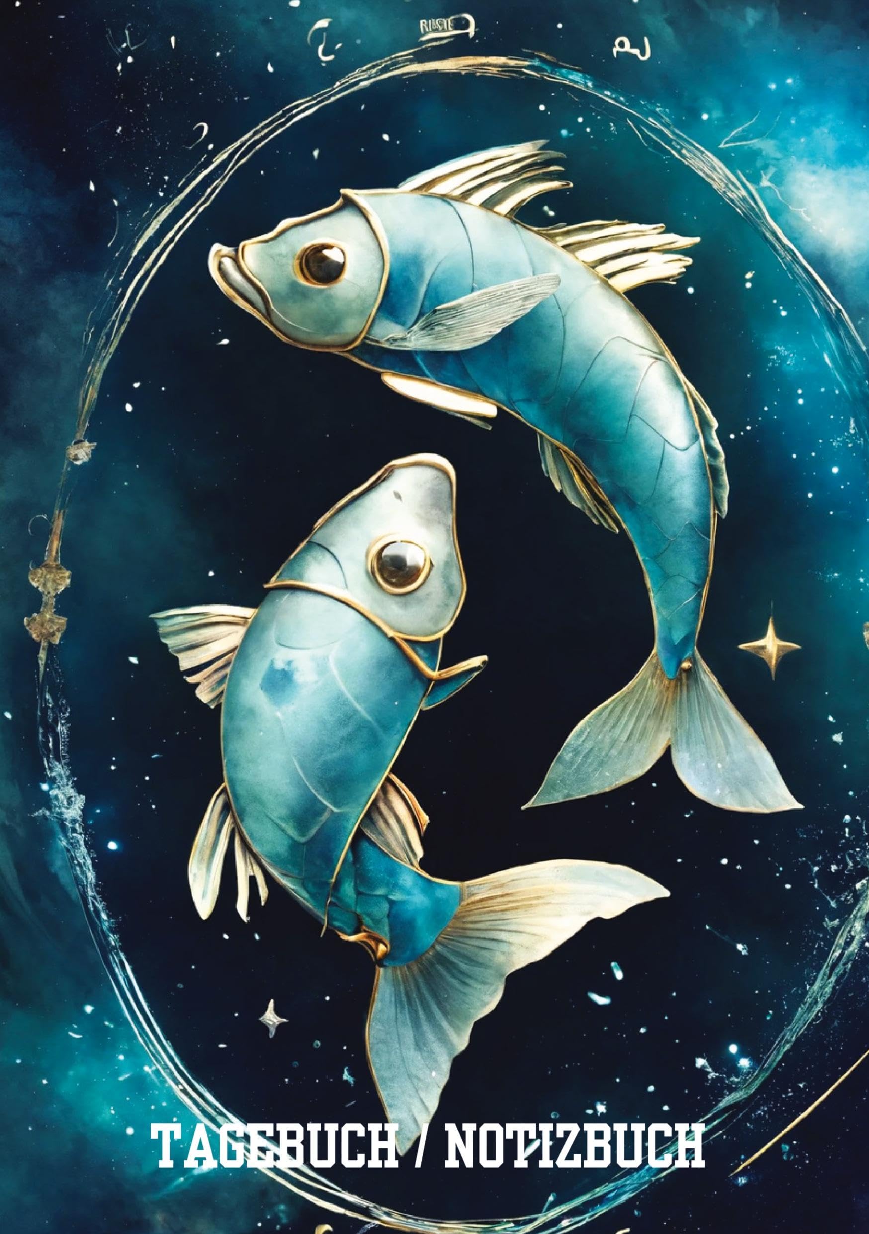 Tagebuch / Notizbuch Sternzeichen Fisch: 100 Seiten um seine Gedanken und Erlebnisse festzuhalten. Religion & Esotericism