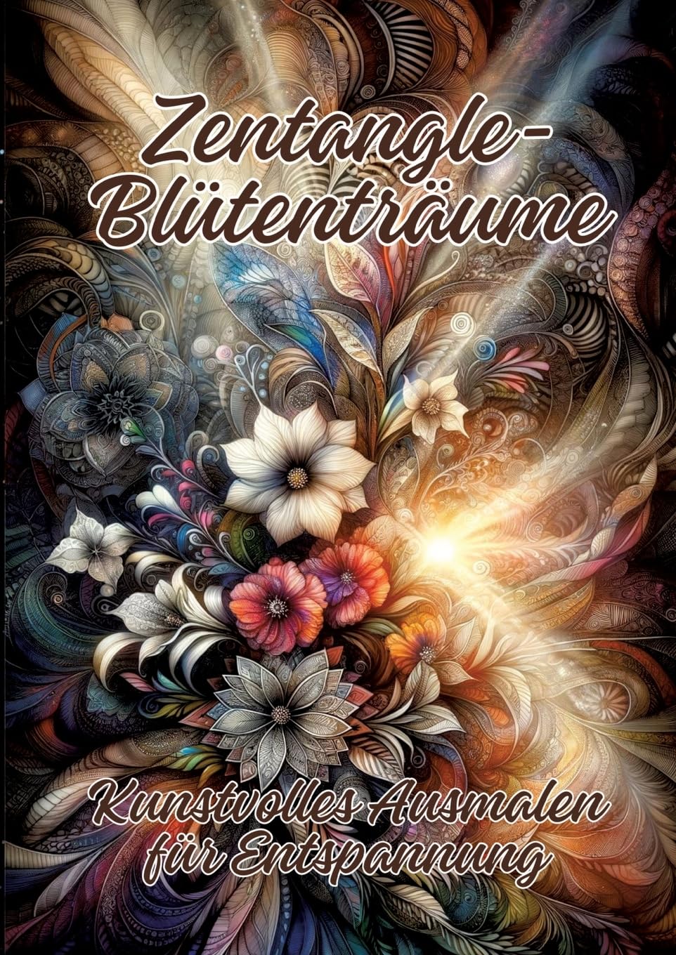Zentangle-Blütenträume: Kunstvolles Ausmalen für Entspannung Hobbies & Crafts