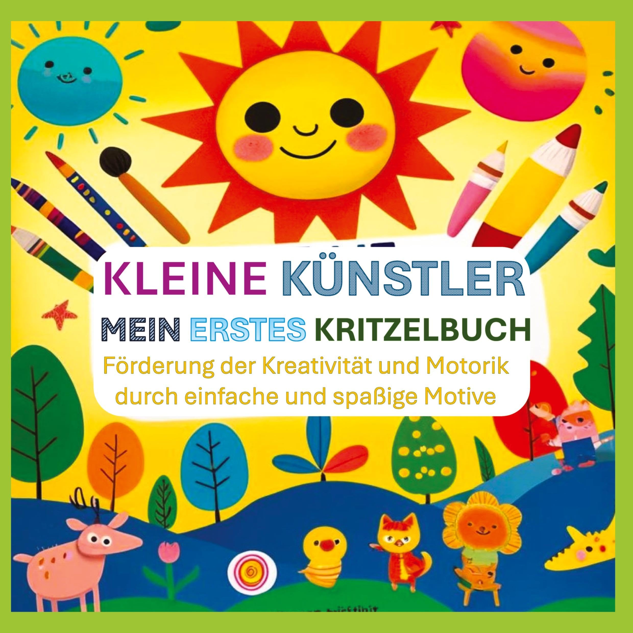 Kleine Künstler: Mein erstes Kritzelbuch: Förderung der Kreativität und Motorik durch einfache und spaßige Motive Children's books