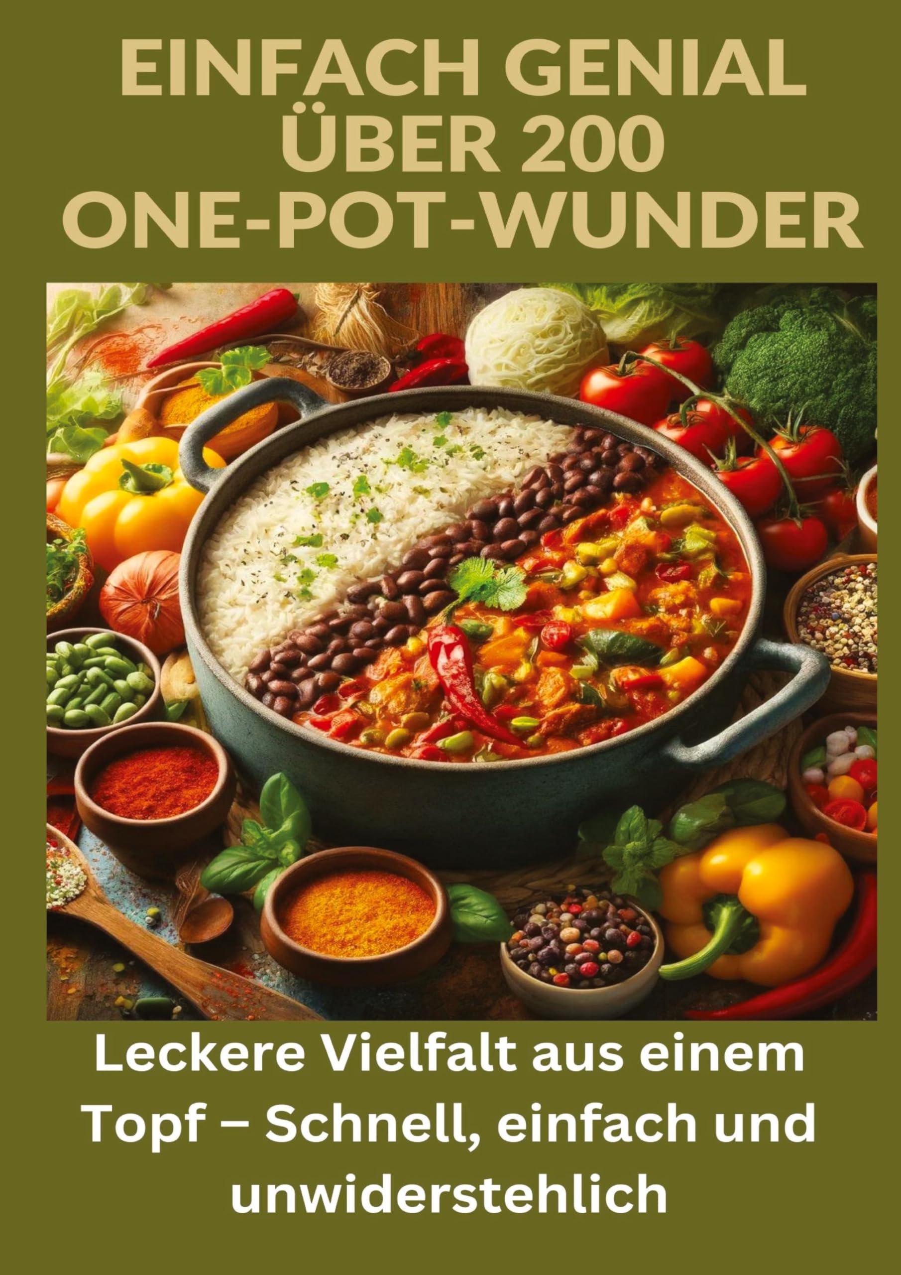Einfach genial: über 200 One-Pot-Wunder: Einfach genial: Das One-Pot-Kochbuch – Über 200 Rezepte für unkomplizierte Gerichte aus einem Topf: Leckere ... Topf – Schnell, einfach und unwiderstehlich Leisure, Home & Garden
