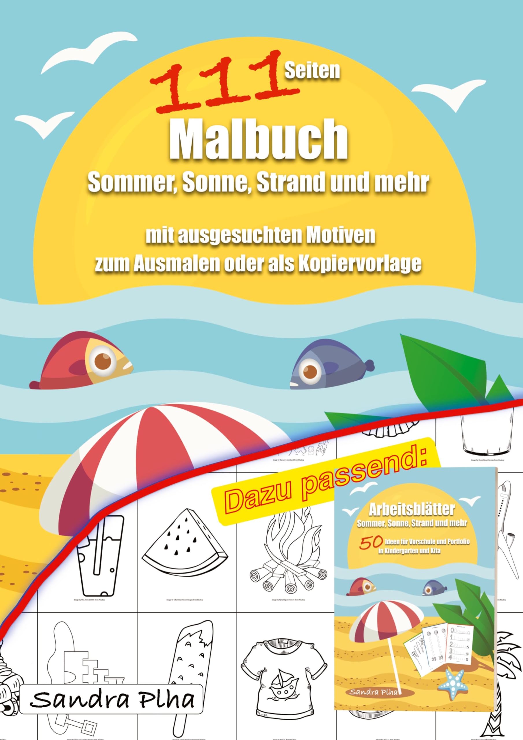 KitaFix Malbuch Sommer, Sonne, Strand und mehr Law
