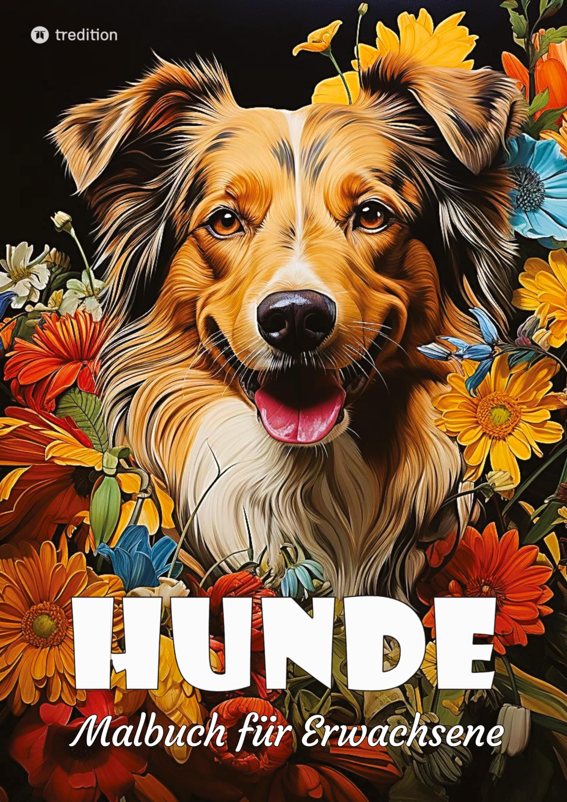 Hunde Malbuch für Erwachsene - Süße Hunde zum Ausmalen - Malbuch Hunde für Entspannung & Anti-Stress Lifestyle