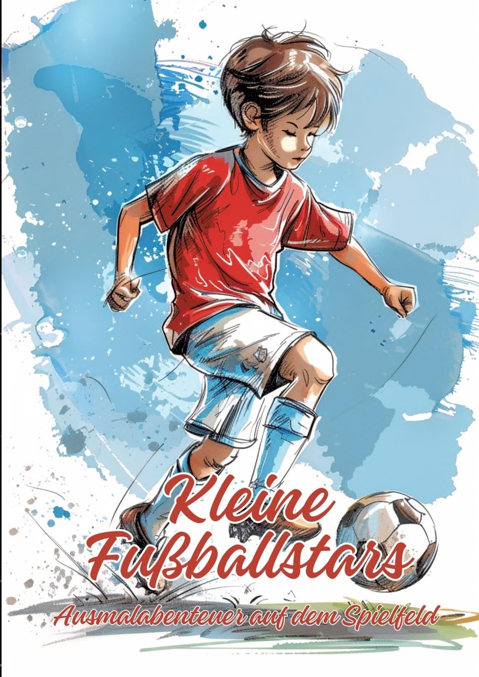 Kleine Fußballstars: Ausmalabenteuer auf dem Spielfeld Hobbies & Crafts