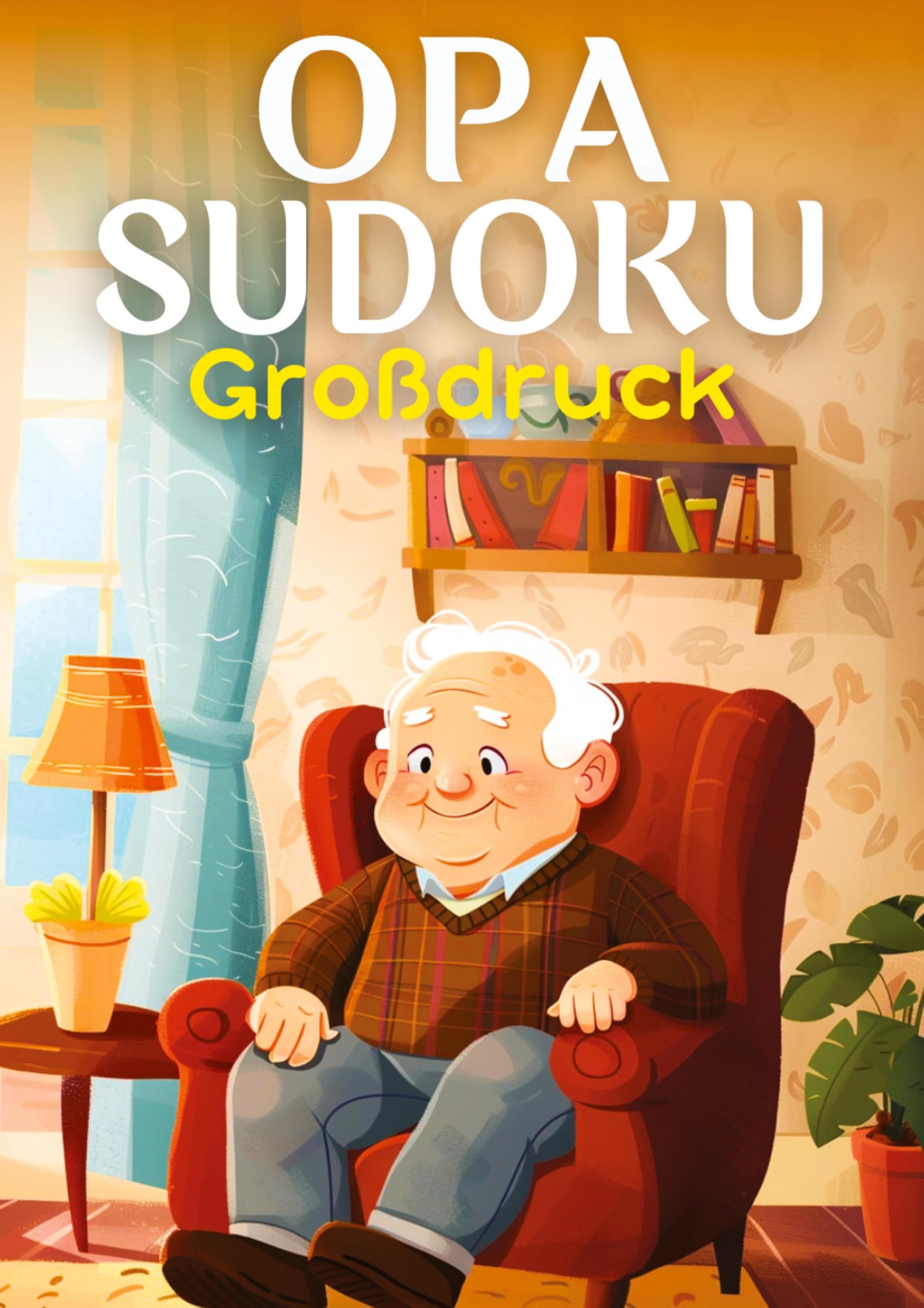 Opa Sudoku Großdruck | Geschenk für Opa: Rätselheft mit 70 Sudokus (leicht bis schwer) in großer Schrift für Senioren, inkl. Lösungen | Rätselbüch für Opa und Großvater Leisure & Fun