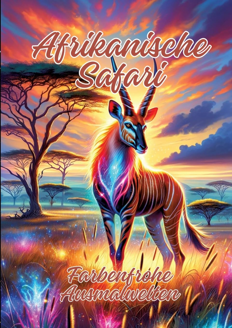 Afrikanische Safari: Farbenfrohe Ausmalwelten Hobbies & Crafts