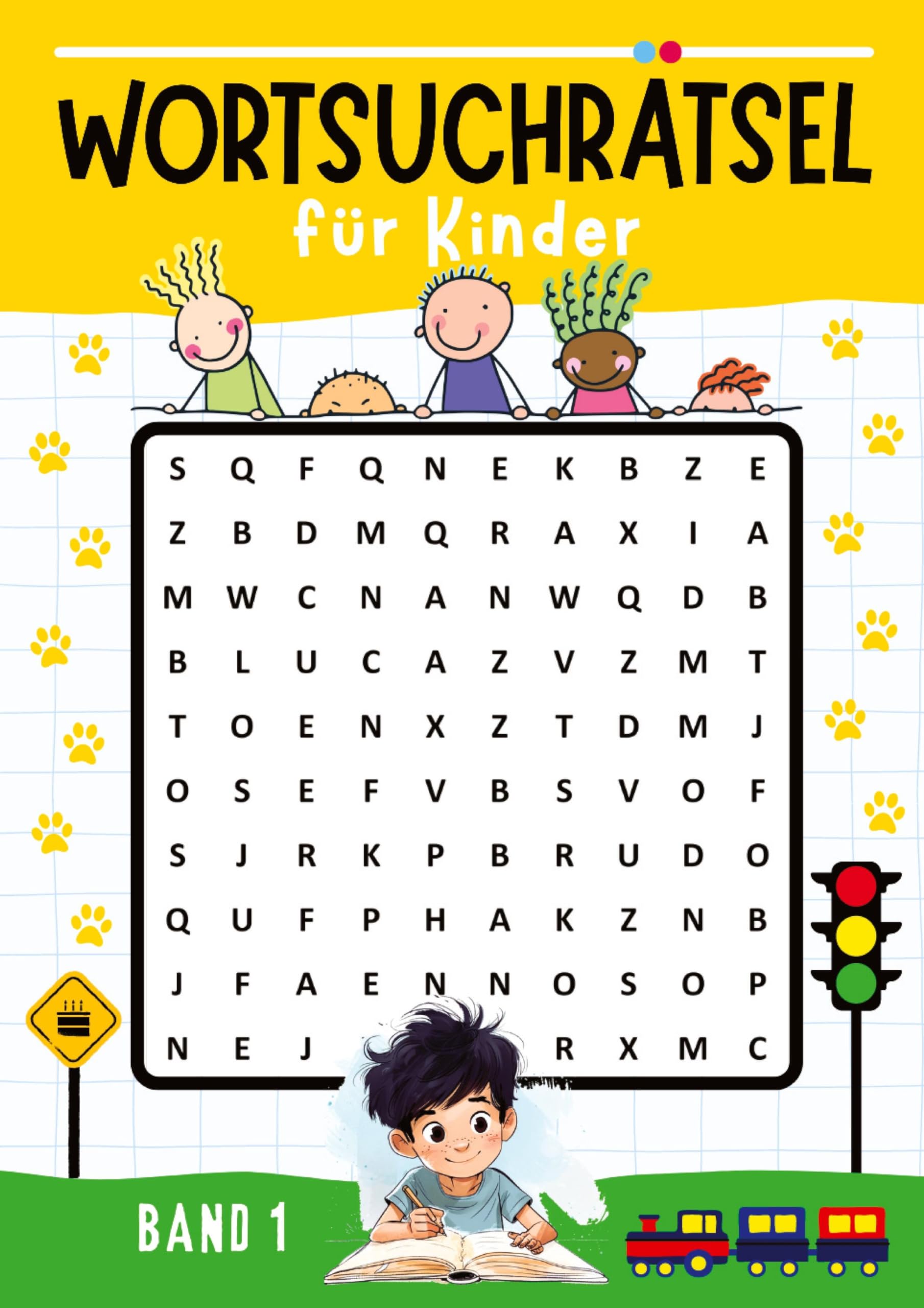 Wortsuchrätsel für Kinder - BAND 1: Rätselbuch mit 80 Rätseln zur Beschäftigung für Kinder ● Kinderbuch ab 6 jahren ● Es ist ein tolle Geschenk für ... (Wortsuchrätsel für Kinder mit ISAM) Leisure & Fun