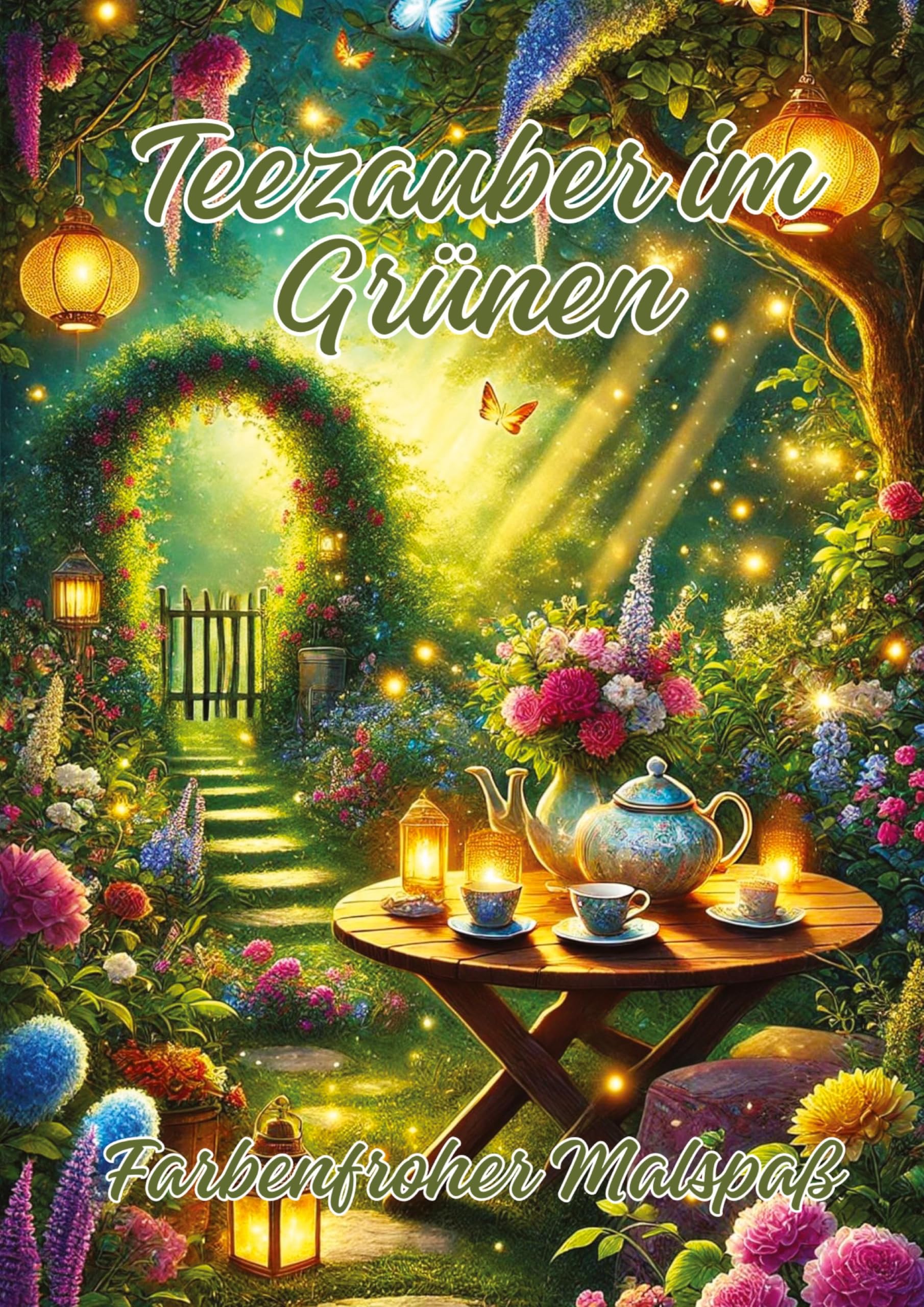Teezauber im Grünen: Farbenfroher Malspaß Hobbies & Crafts