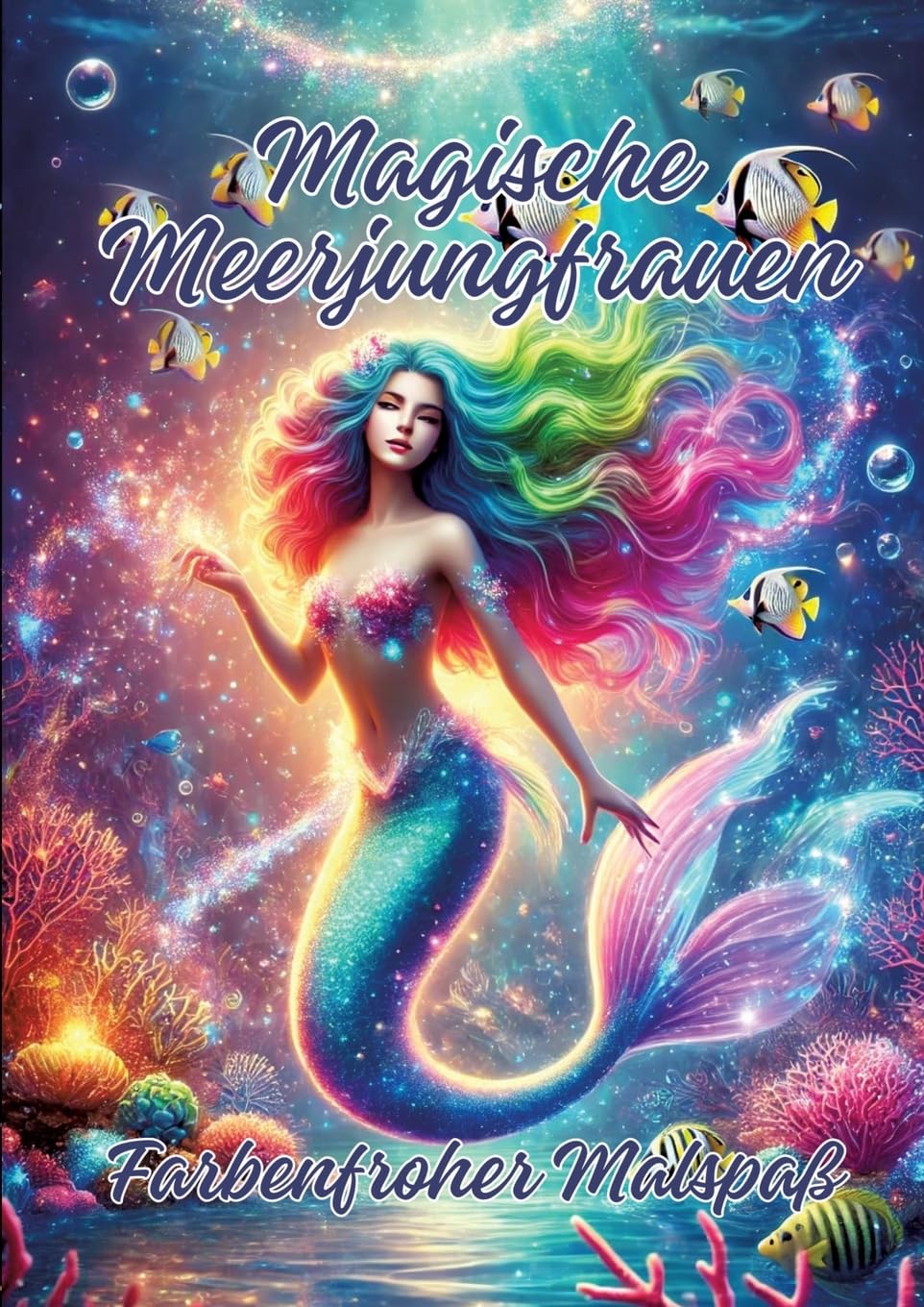 Magische Meerjungfrauen: Farbenfroher Malspaß Hobbies & Crafts