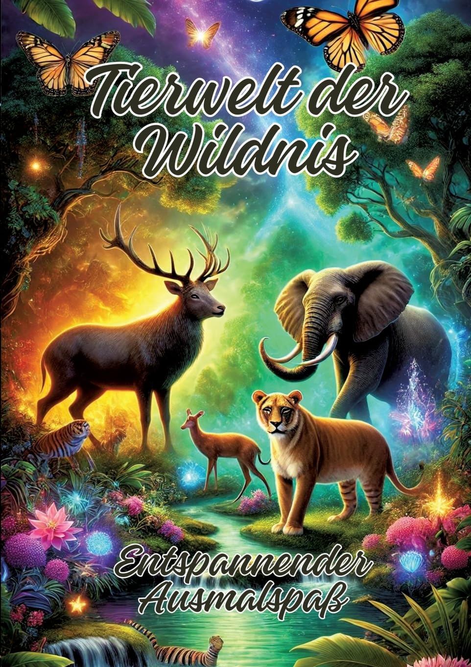 Tierwelt der Wildnis: Entspannender Ausmalspaß Hobbies & Crafts