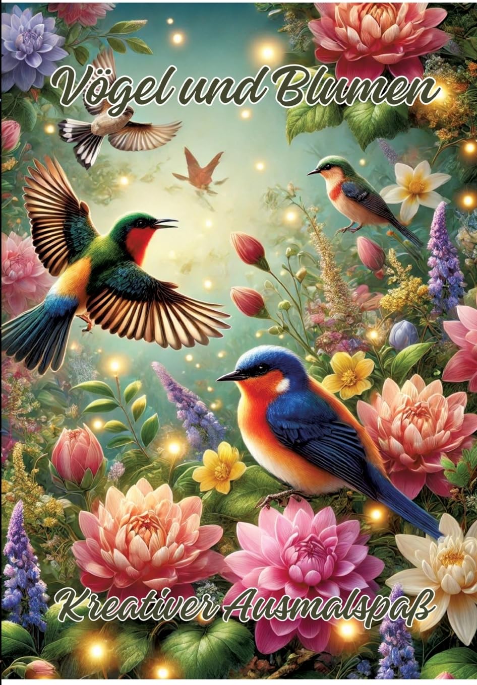 Vögel und Blumen: Kreativer Ausmalspaß Hobbies & Crafts