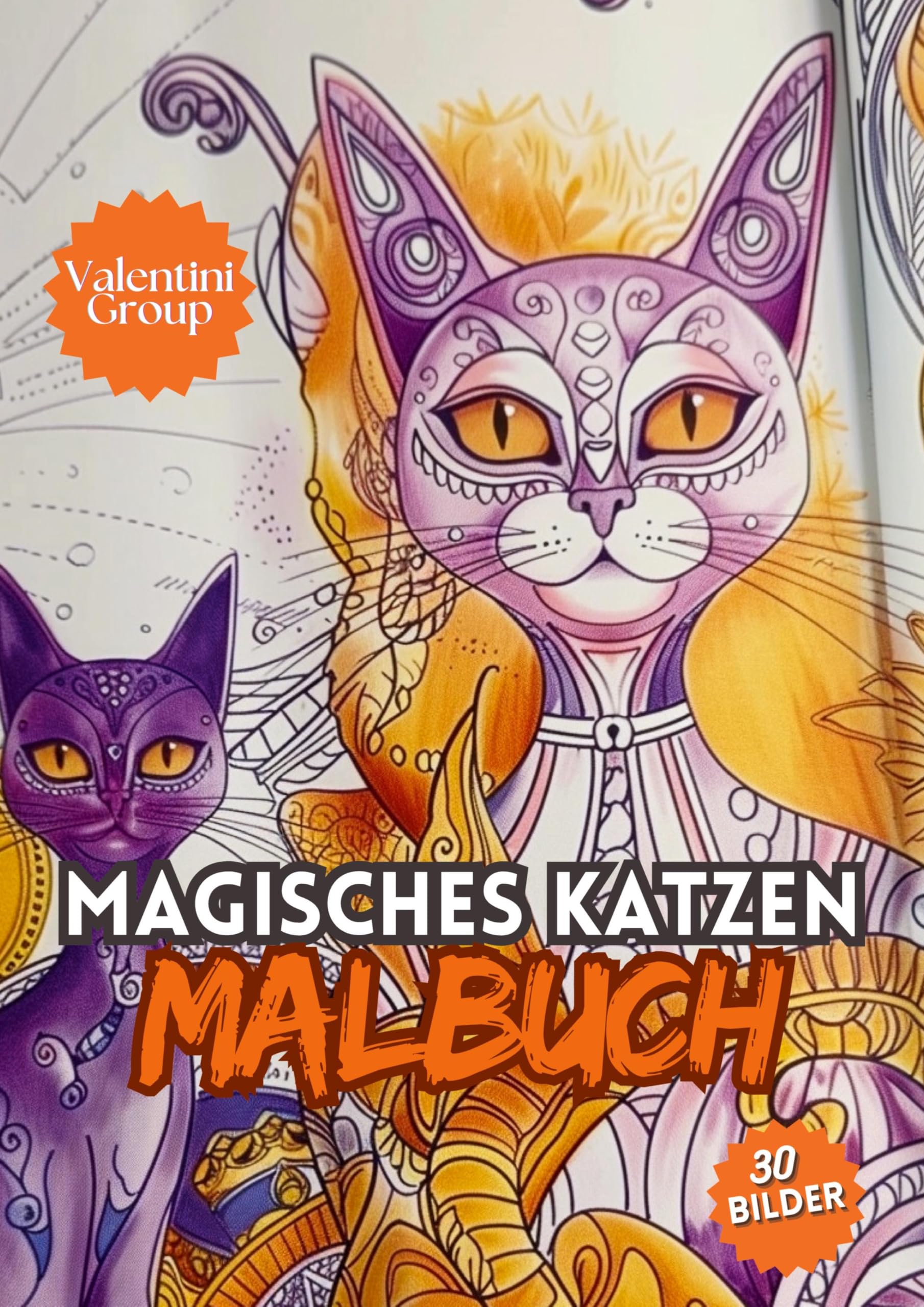 Magisches Katzen Malbuch für Kinder - Novels & Short Stories