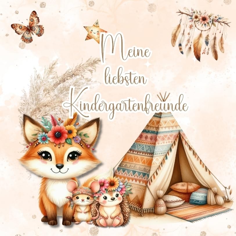 Meine liebsten Kindergartenfreunde - ein Freundebuch zum Ausfüllen und Ausmalen Non-fiction