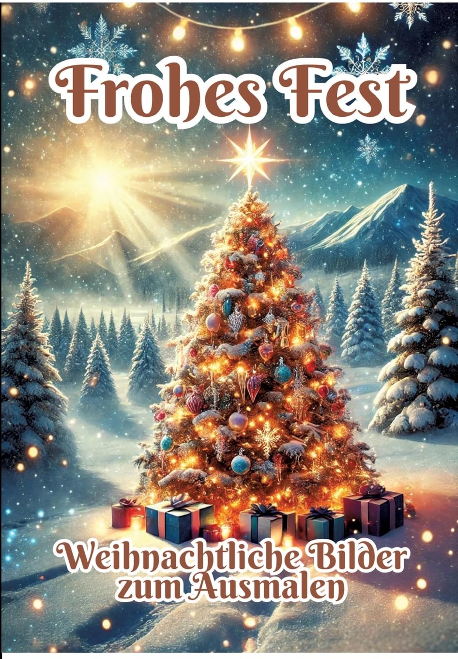 Frohes Fest: Weihnachtliche Bilder zum Ausmalen Hobbies & Crafts