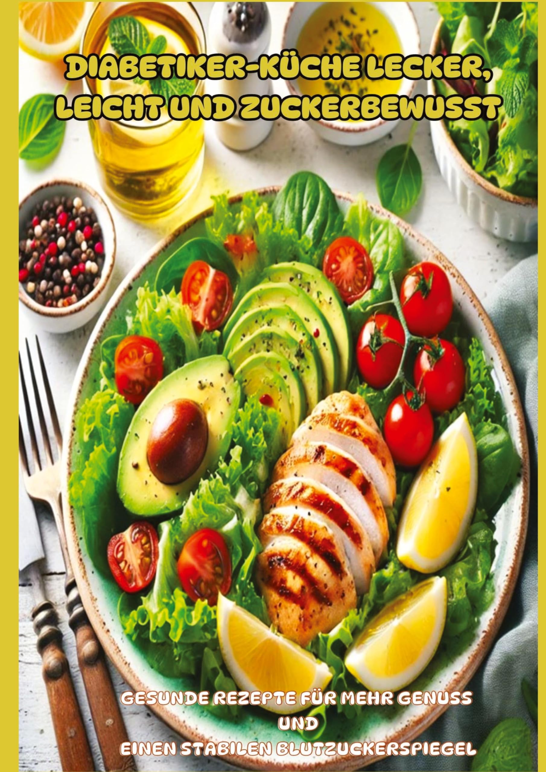 Diabetiker-Küche Lecker, leicht und zuckerbewusst: Gesunde Low-Carb-Rezepte für stabile Blutzuckerwerte und mehr Genuss im Alltag": Gesunde Rezepte für mehr Genuss und einen stabilen Blutzuckerspiegel Medicine