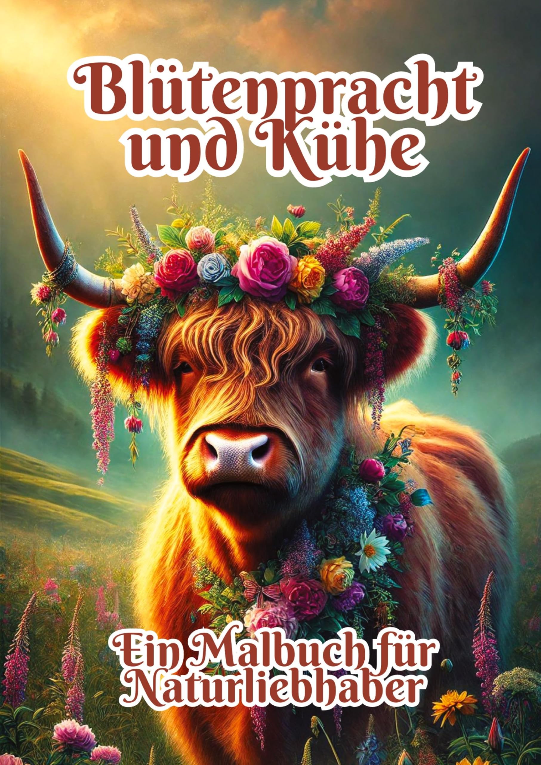 Blütenpracht und Kühe Hobbies & Crafts