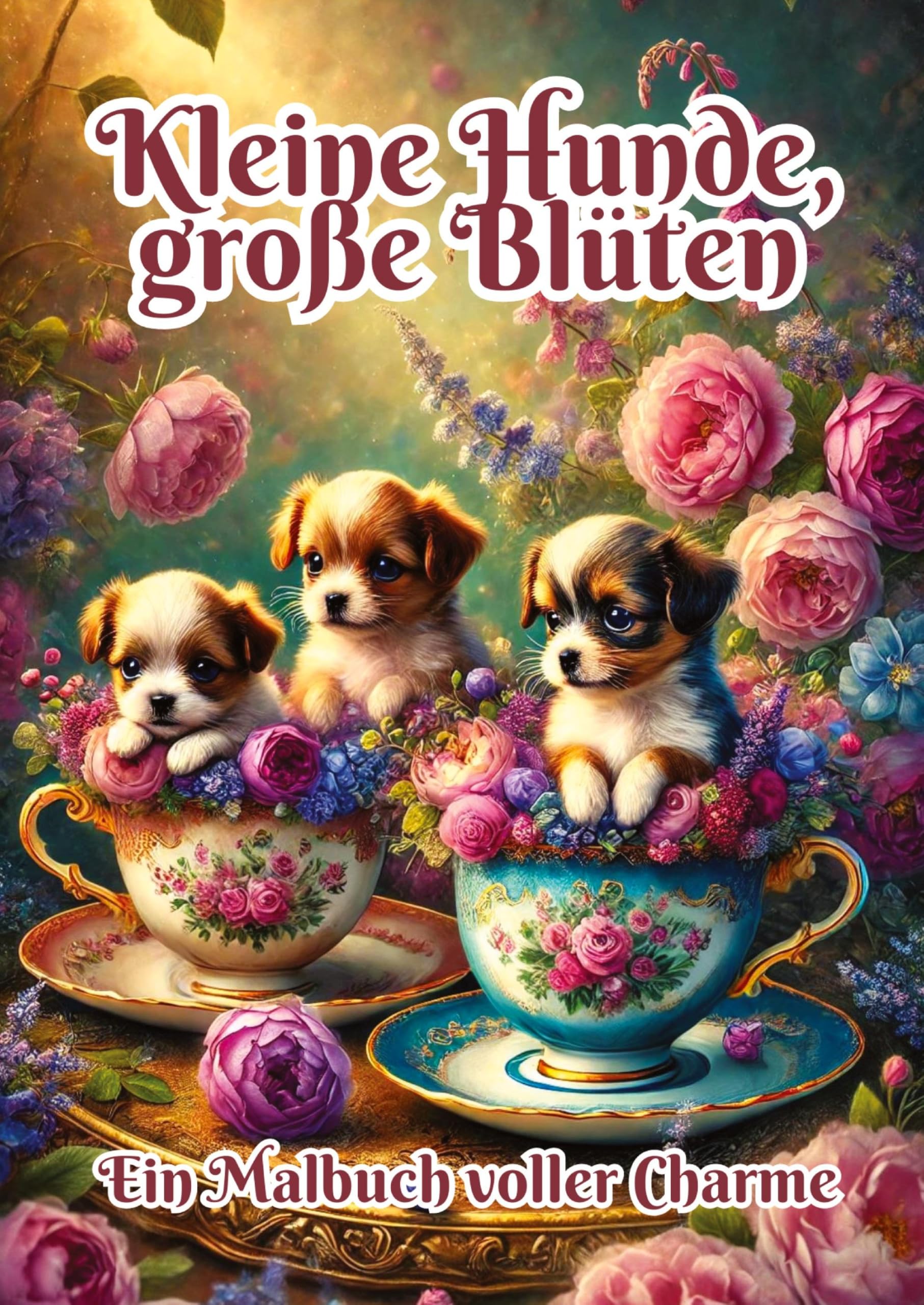 Kleine Hunde, große Blüten Hobbies & Crafts