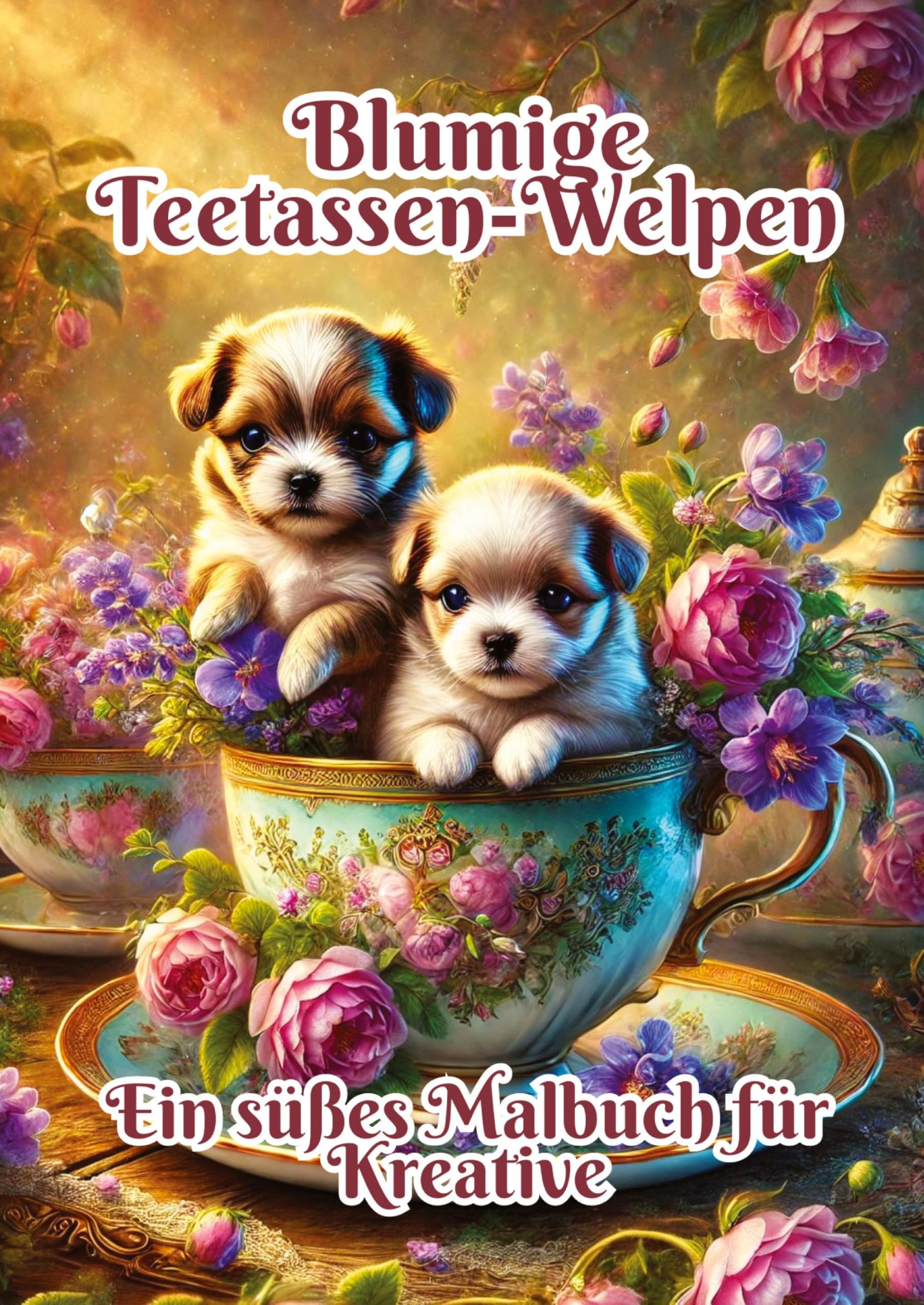 Blumige Teetassen-Welpen Hobbies & Crafts