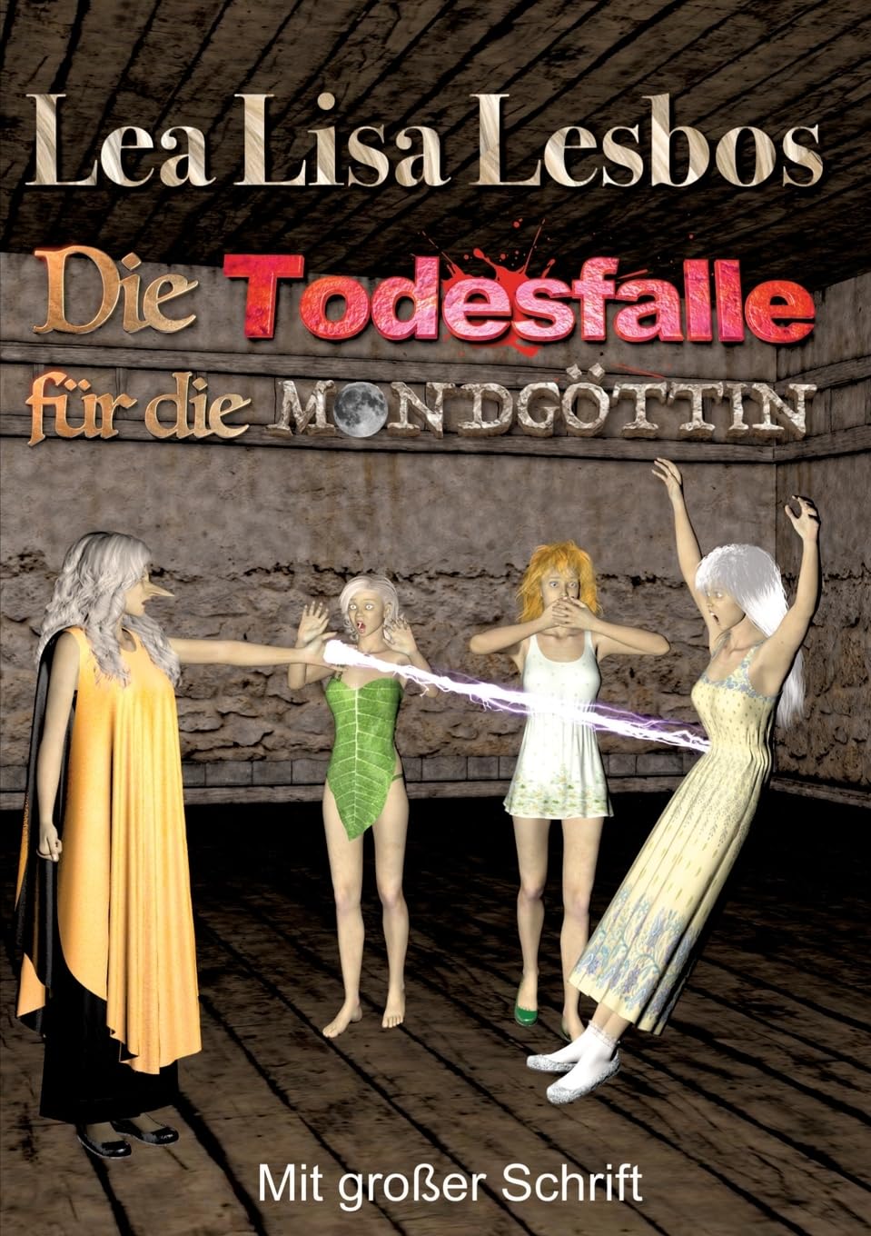 Die Todesfalle für die Mondgöttin: Fantasy-Krimi in großer Schrift Classics