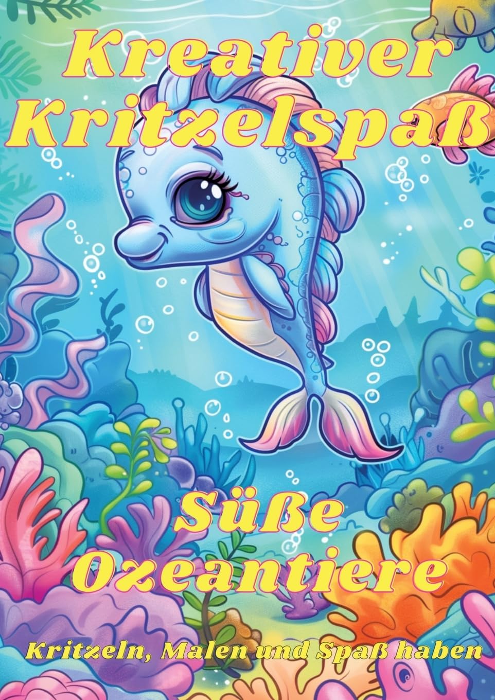 Kreativer Kritzelspaß – Süße Ozeantiere: Kritzeln, Malen und Spaß haben mit den Tieren der Unterwasserwelt Non-fiction