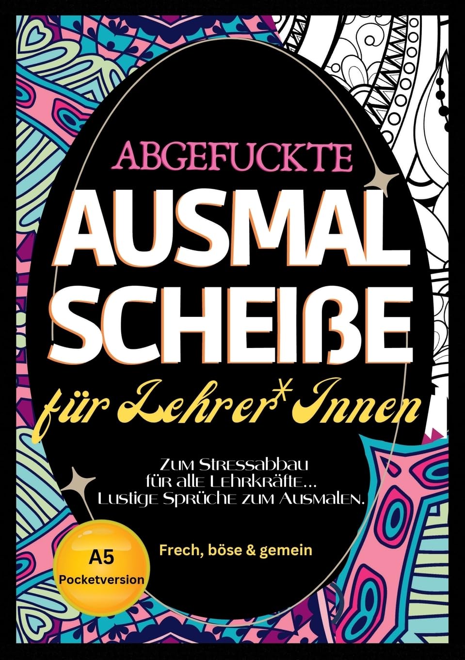 Fluch Malbuch für Lehrer A5 Film, Art & Culture