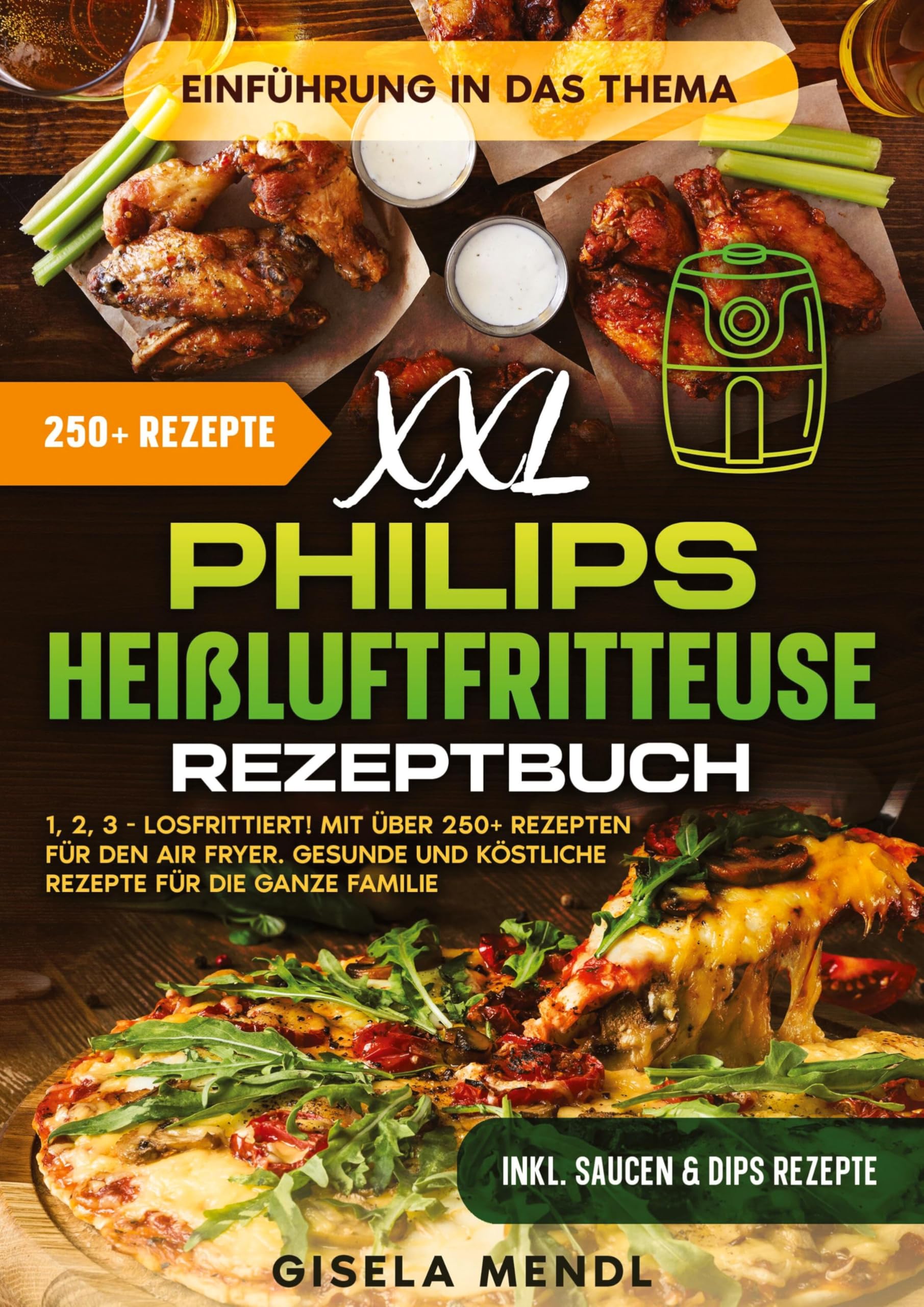 XXL Philips Heißluftfritteuse Rezeptbuch Leisure, Home & Garden