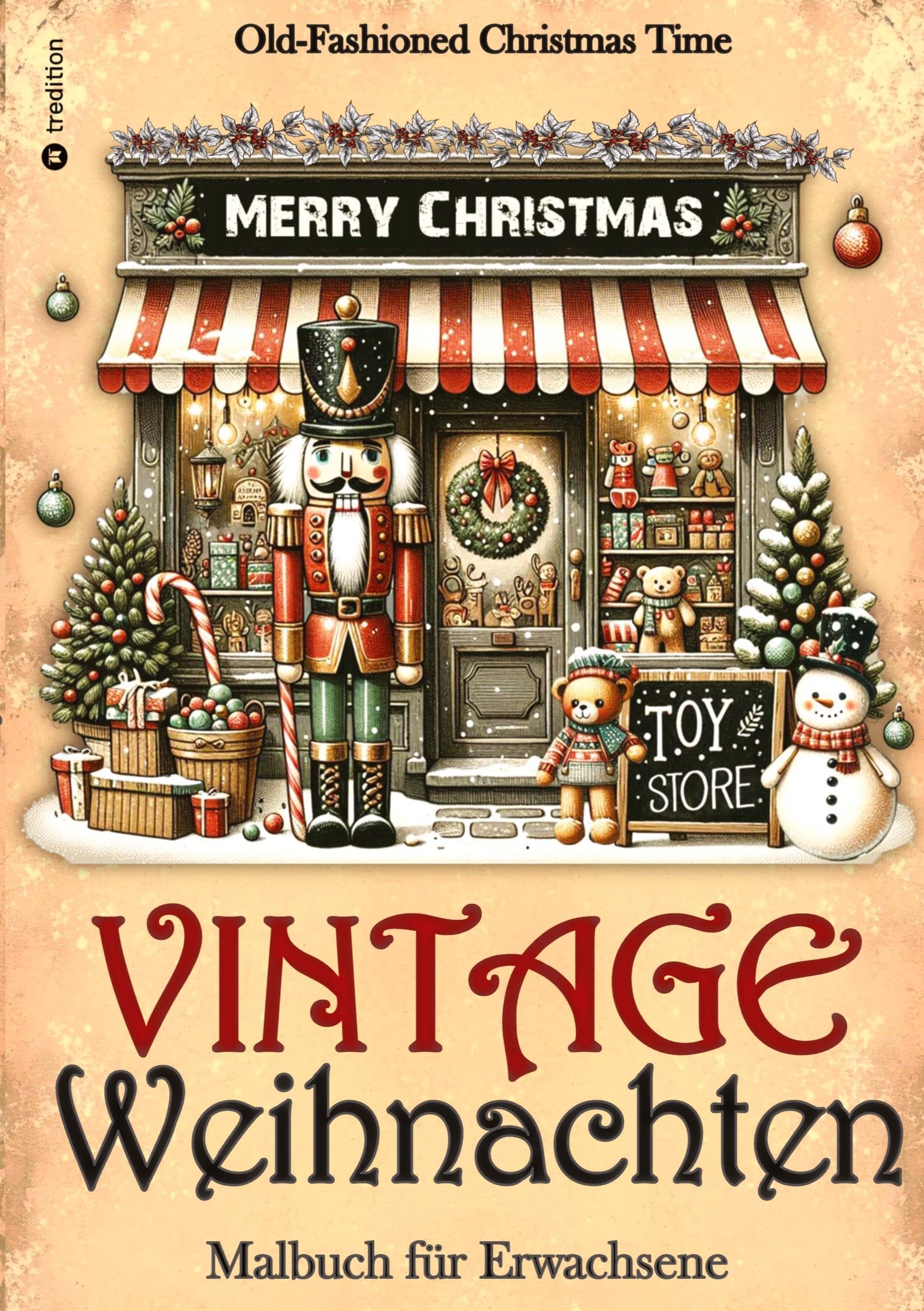 Malbuch Weihnachten - Malbuch für Erwachsene  Vintage Weihnachten Malbuch Lifestyle
